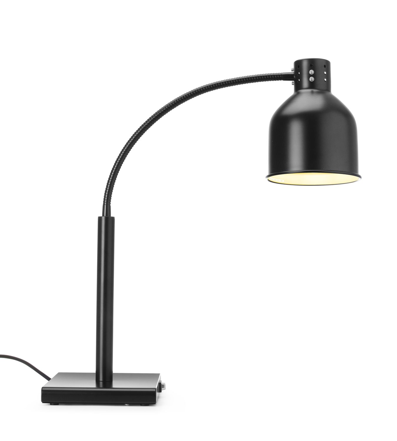 Flexibilní ohřívací lampa, HENDI, Černá, 220-240V/250W, 268x200x(H)660mm Kód 273838