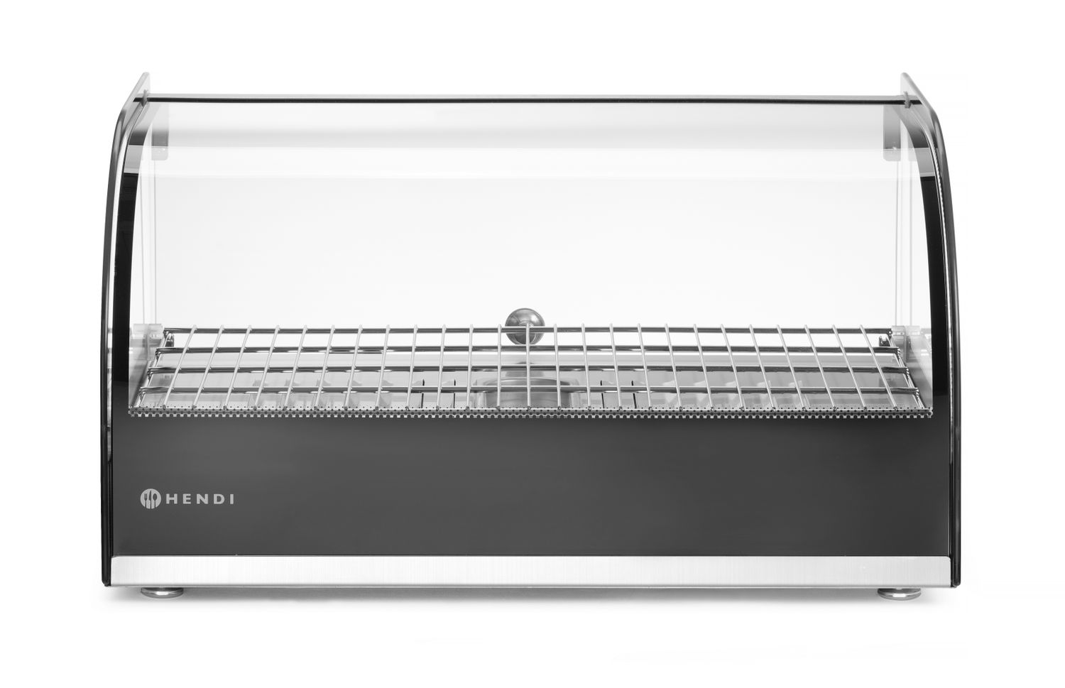 Vyhřívaný pultový displej, HENDI, jednoúrovňový, černý, 220-240V/800W, 554x376x(H)311mm 273982