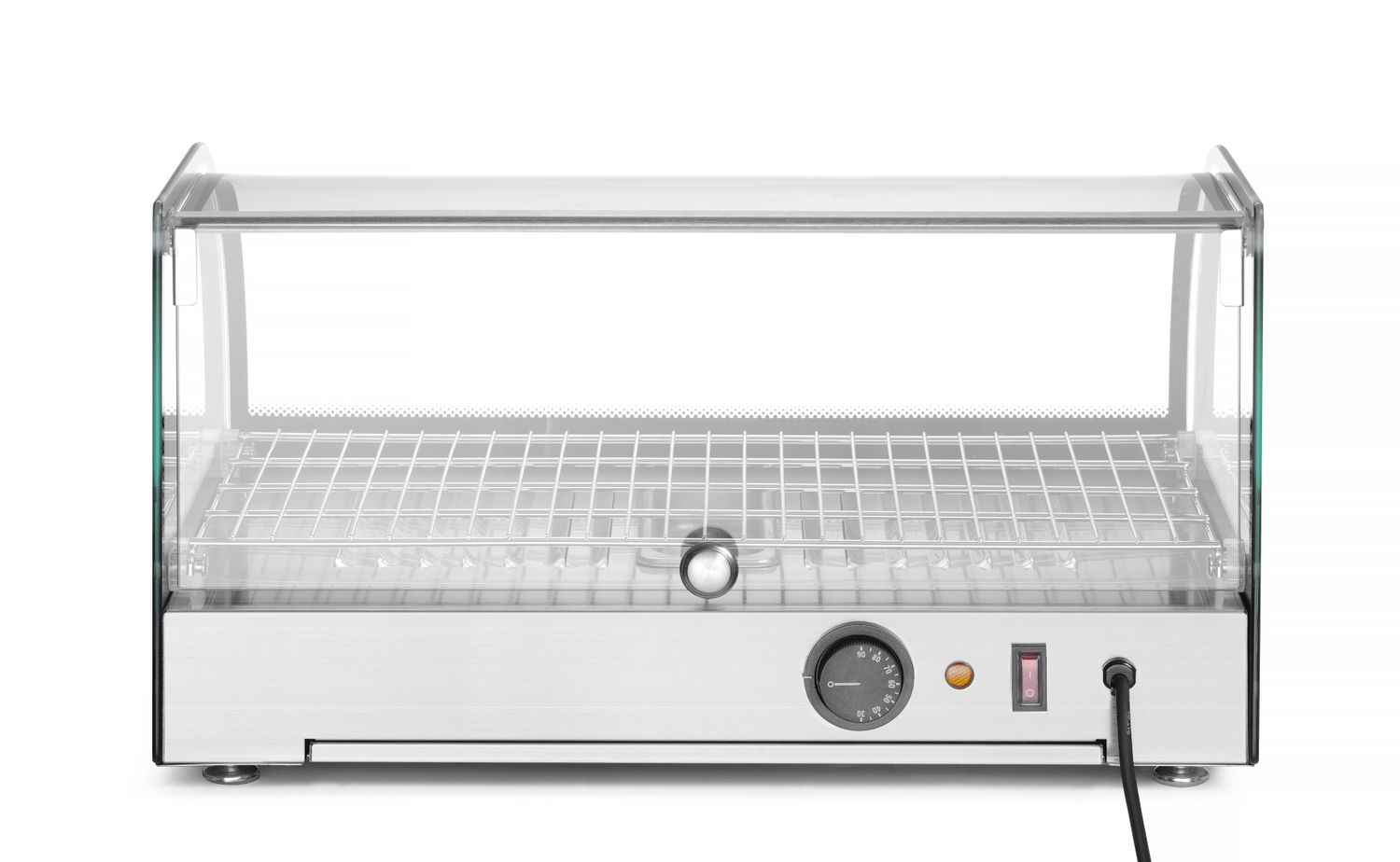 Vyhřívaný pultový displej, HENDI, jednoúrovňový, černý, 220-240V/800W, 554x376x(H)311mm 273982