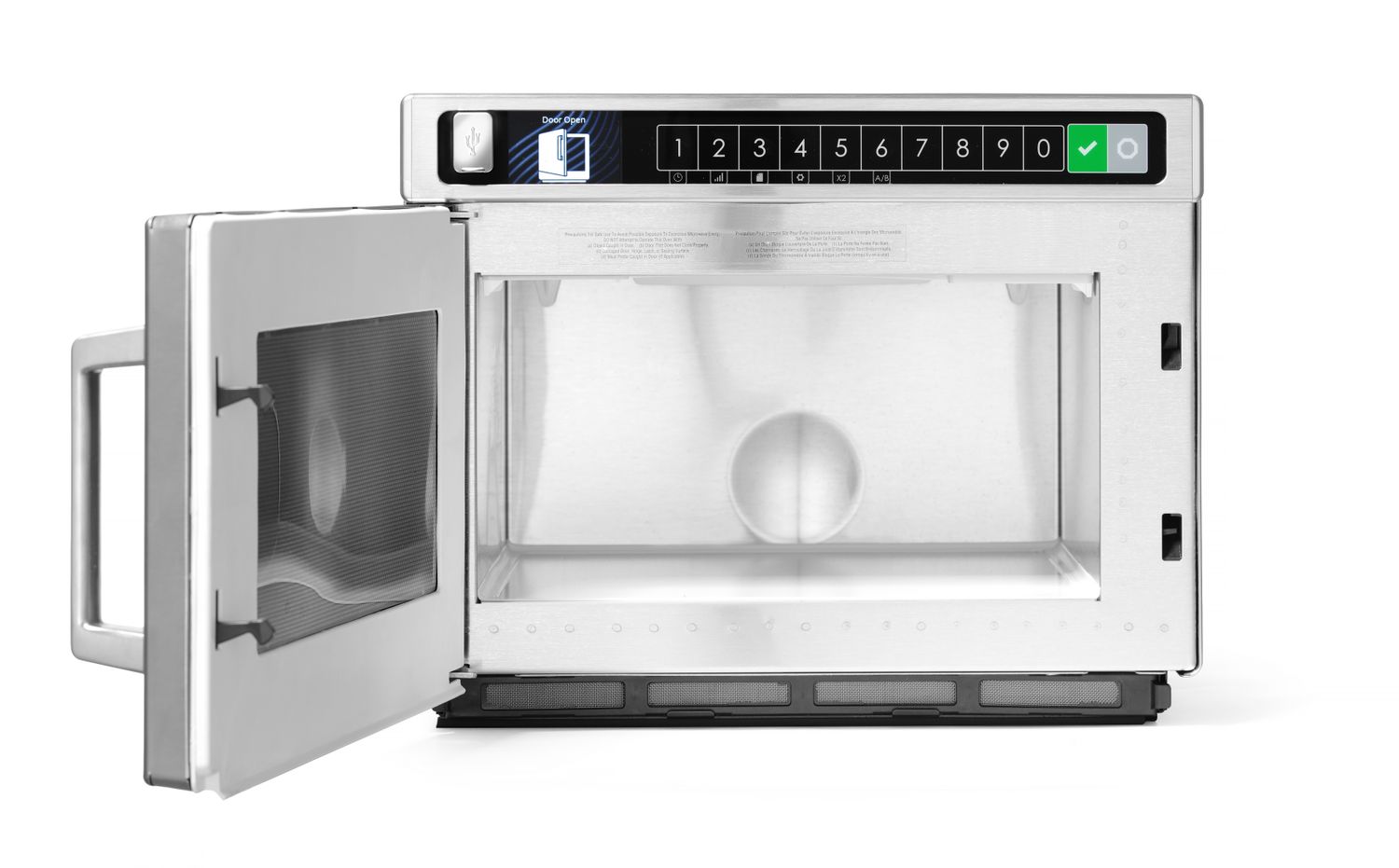 Mikrovlnná trouba 2900/1800 W, 100 programů, Menumaster, 17L, 230V/2900W, 419x578x(H)343mm 17L, 100 programů, 2 magnetrony, 2900W/1800W