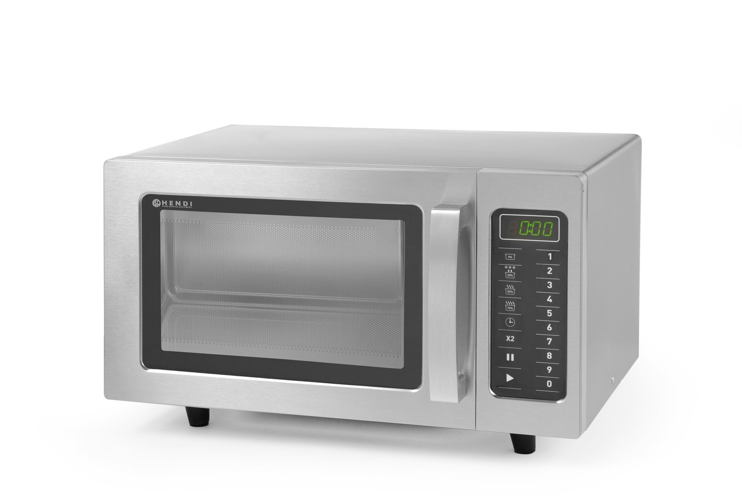 Mikrovlnná trouba s možností programování 1000 W, HENDI, 23L, 230V/1550W, 509x572x(H)306mm 281444