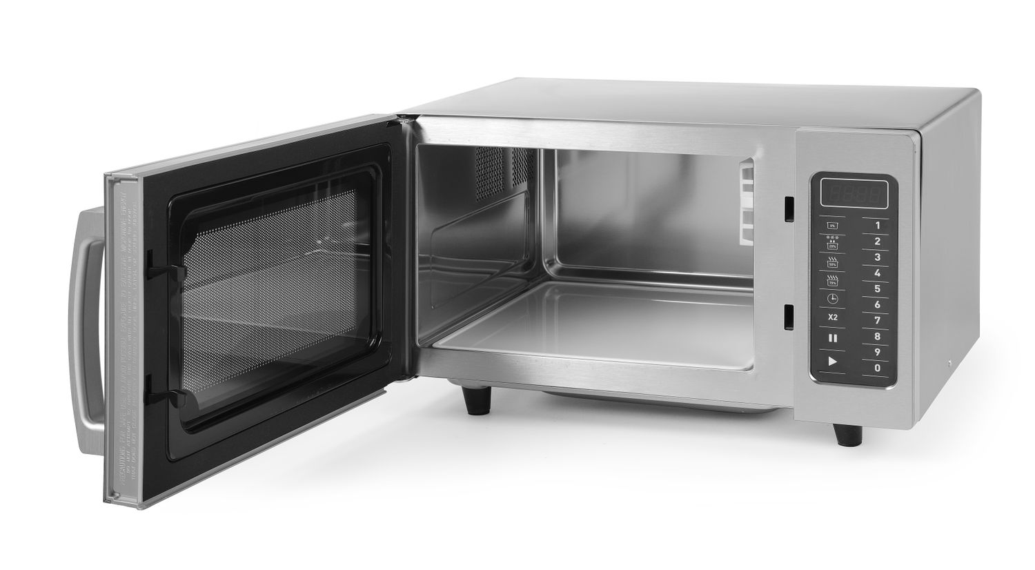 Mikrovlnná trouba s možností programování 1000 W, HENDI, 23L, 230V/1550W, 509x572x(H)306mm 281444