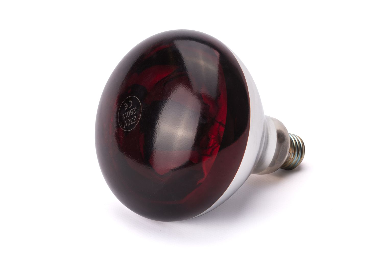 Infračervená ohřívací žárovka, HENDI, Červená, 230V/250W, ⌀125x(H)170mm