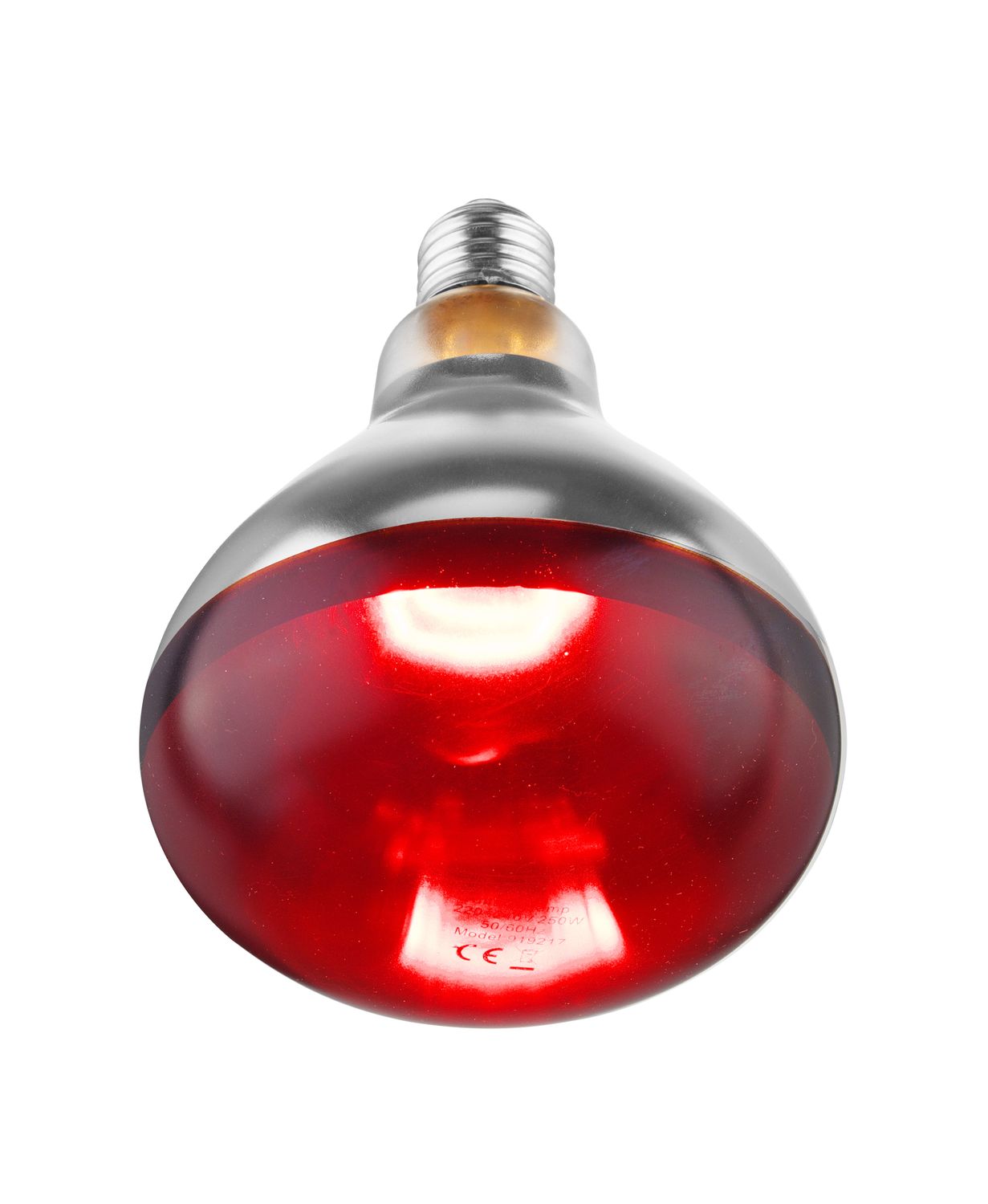 Infračervená ohřívací žárovka, HENDI, Červená, 230V/250W, ⌀125x(H)170mm