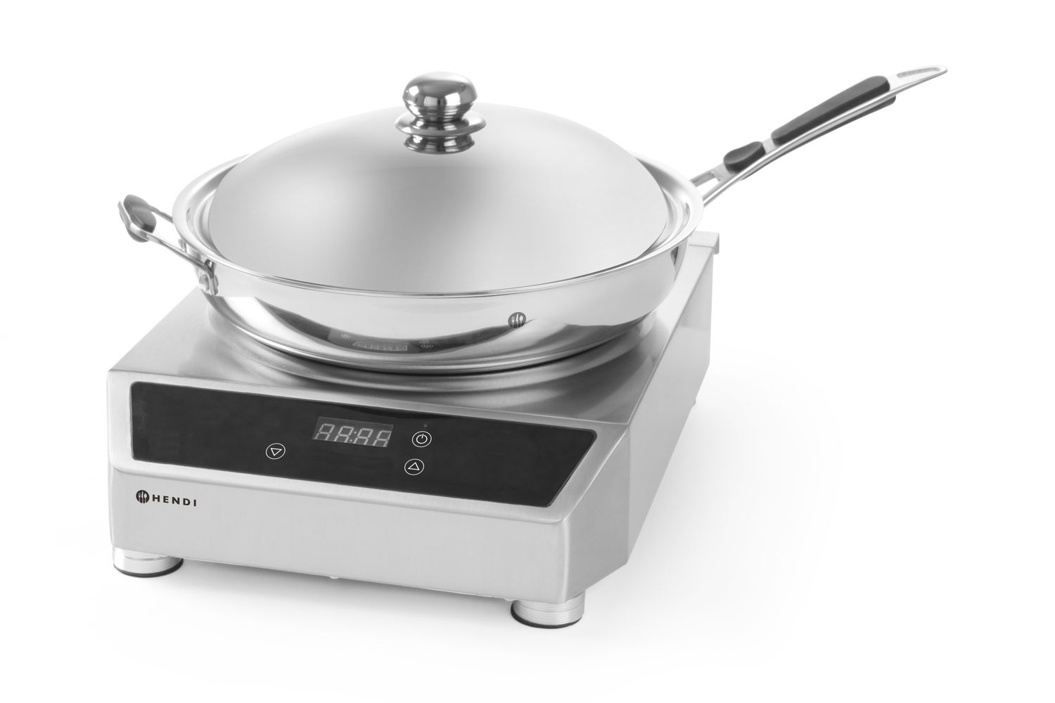 Indukční vařič Wok model 3500, HENDI, Profi Line, indukční vařič, 230V/3500W, 340x450x(H)130mm kód: 239766