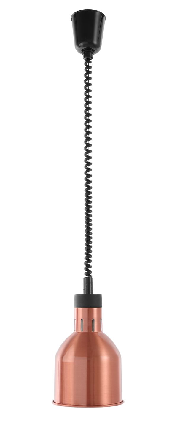 Ohřívací lampa, válcová, HENDI, Měděná, 230V/250W, ⌀175x(H)250mm