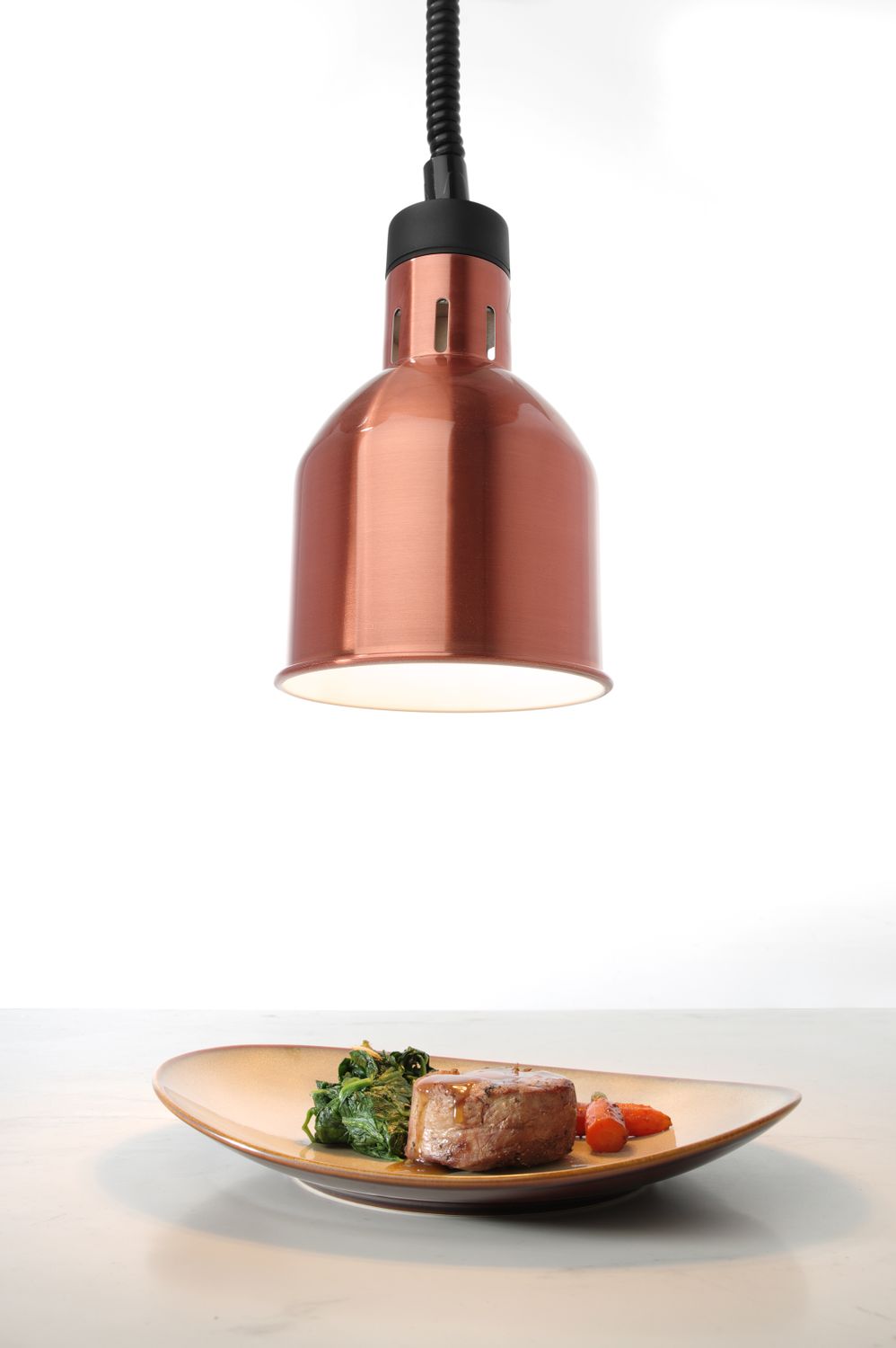 Ohřívací lampa, válcová, HENDI, Měděná, 230V/250W, ⌀175x(H)250mm