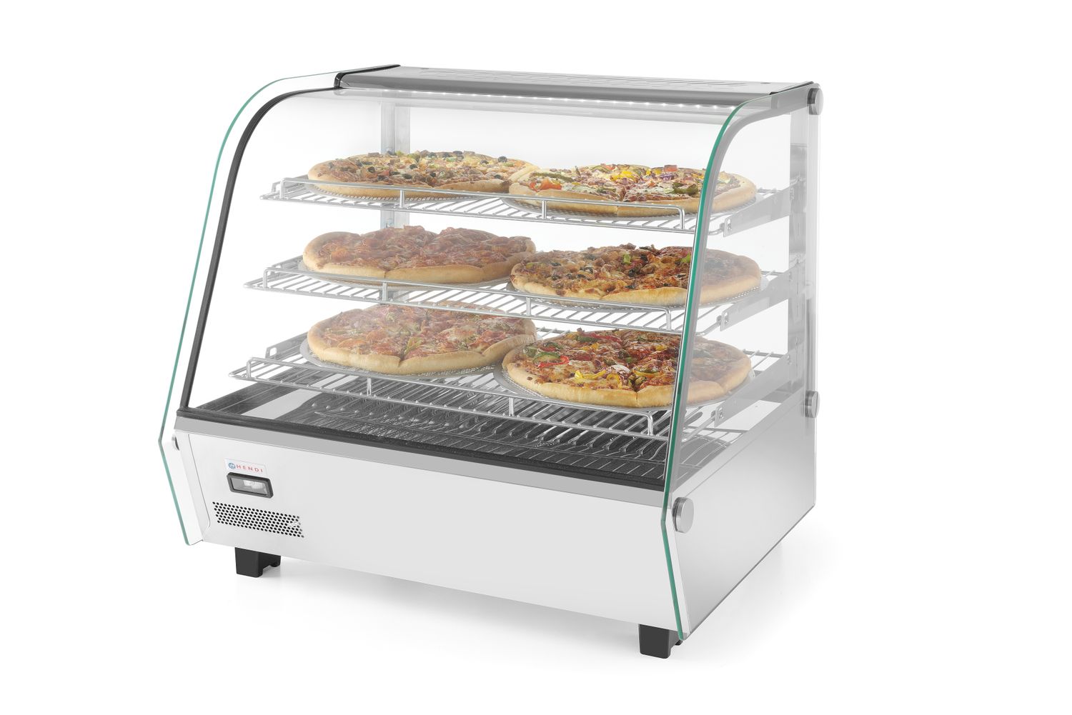 Vyhřívaný pultový displej, HENDI, 120 litrů, 230V/1100W, 685x575x(H)680mm 233726