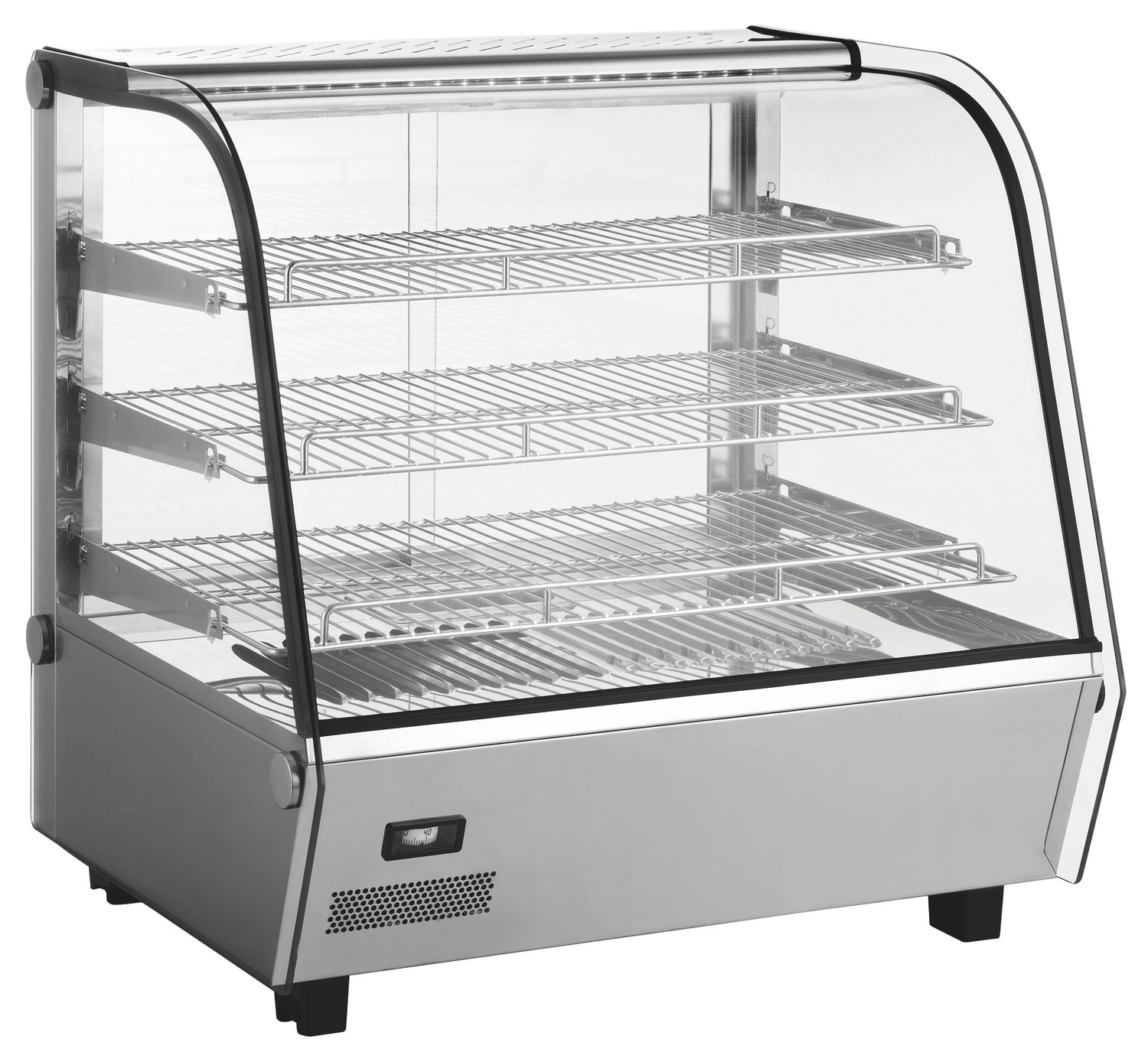 Vyhřívaný pultový displej, HENDI, 120 litrů, 230V/1100W, 685x575x(H)680mm 233726