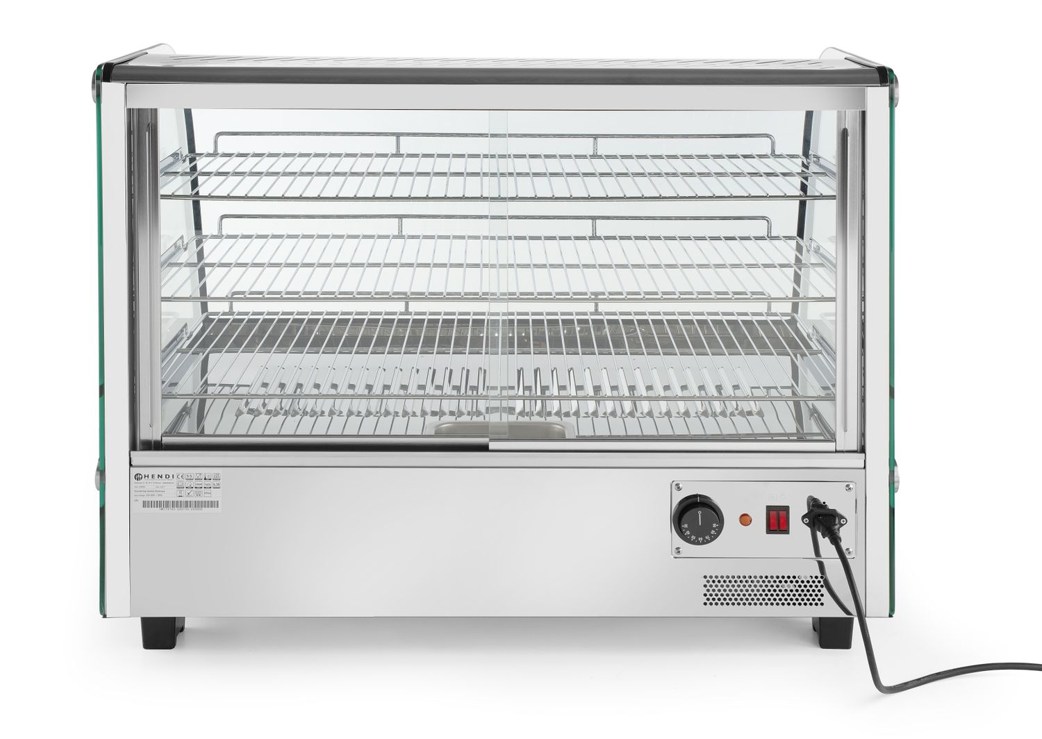 Vyhřívaný pultový displej, HENDI, 160 litrů, 230V/1500W, 885x570x(H)680mm 233733