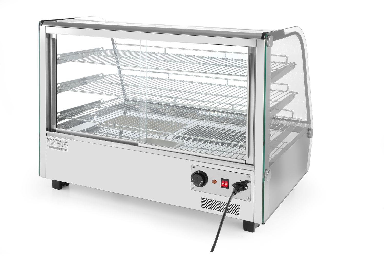 Vyhřívaný pultový displej, HENDI, 160 litrů, 230V/1500W, 885x570x(H)680mm 233733