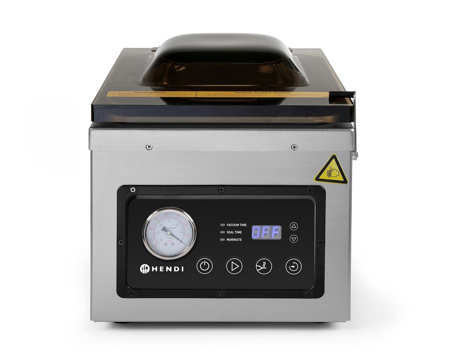 Komorová vakuová balička, HENDI, Profi Line, Svářecí lišta 260 mm, 240V/1000W, 330x480x(H)361mm