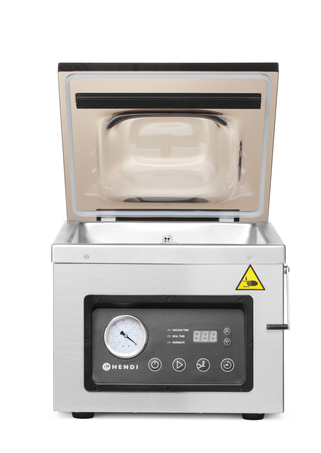 Komorová vakuová balička, HENDI, Profi Line, Svářecí lišta 300 mm, 230V/950W, 367x425x(H)364mm