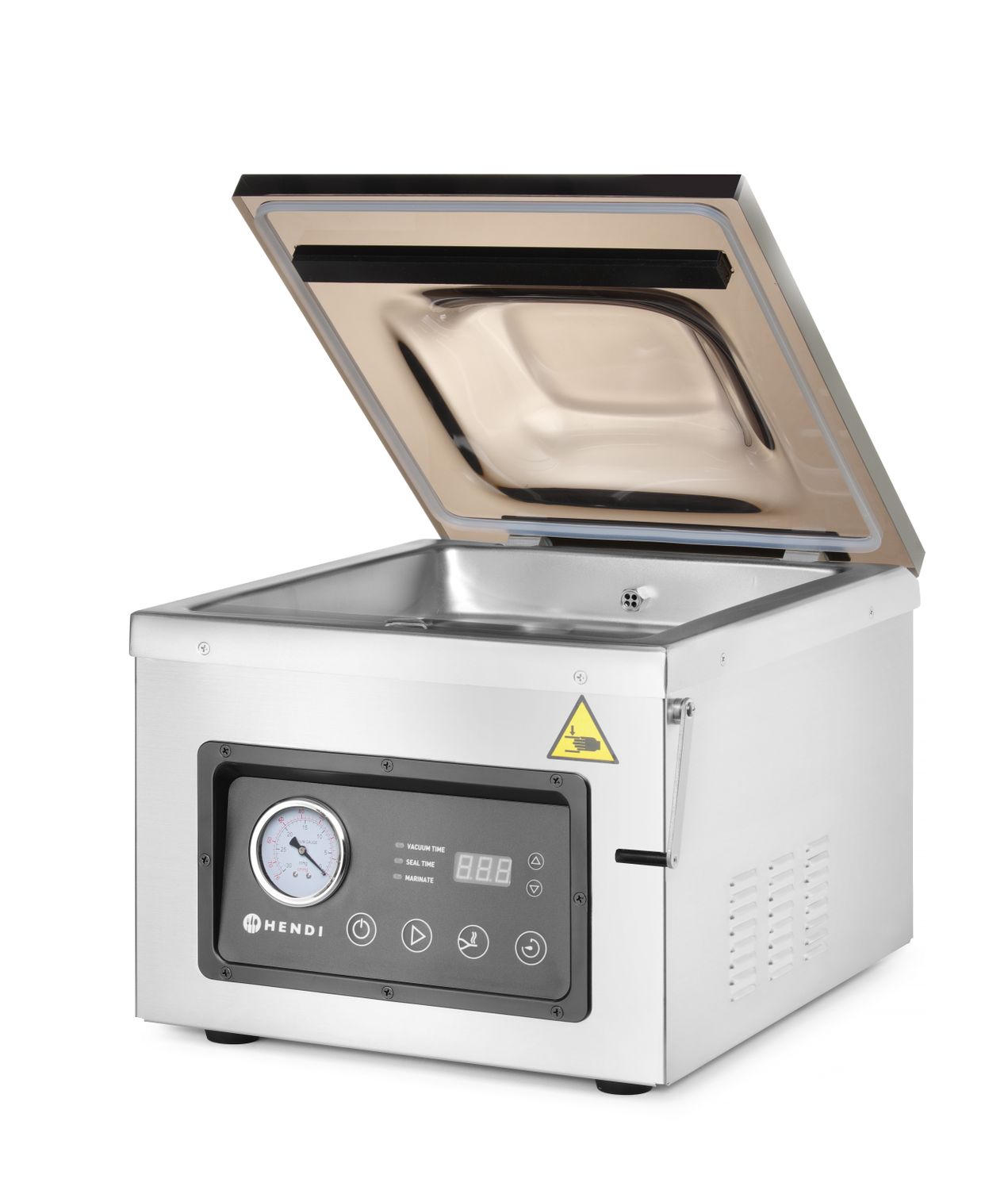 Komorová vakuová balička, HENDI, Profi Line, Svářecí lišta 300 mm, 230V/950W, 367x425x(H)364mm
