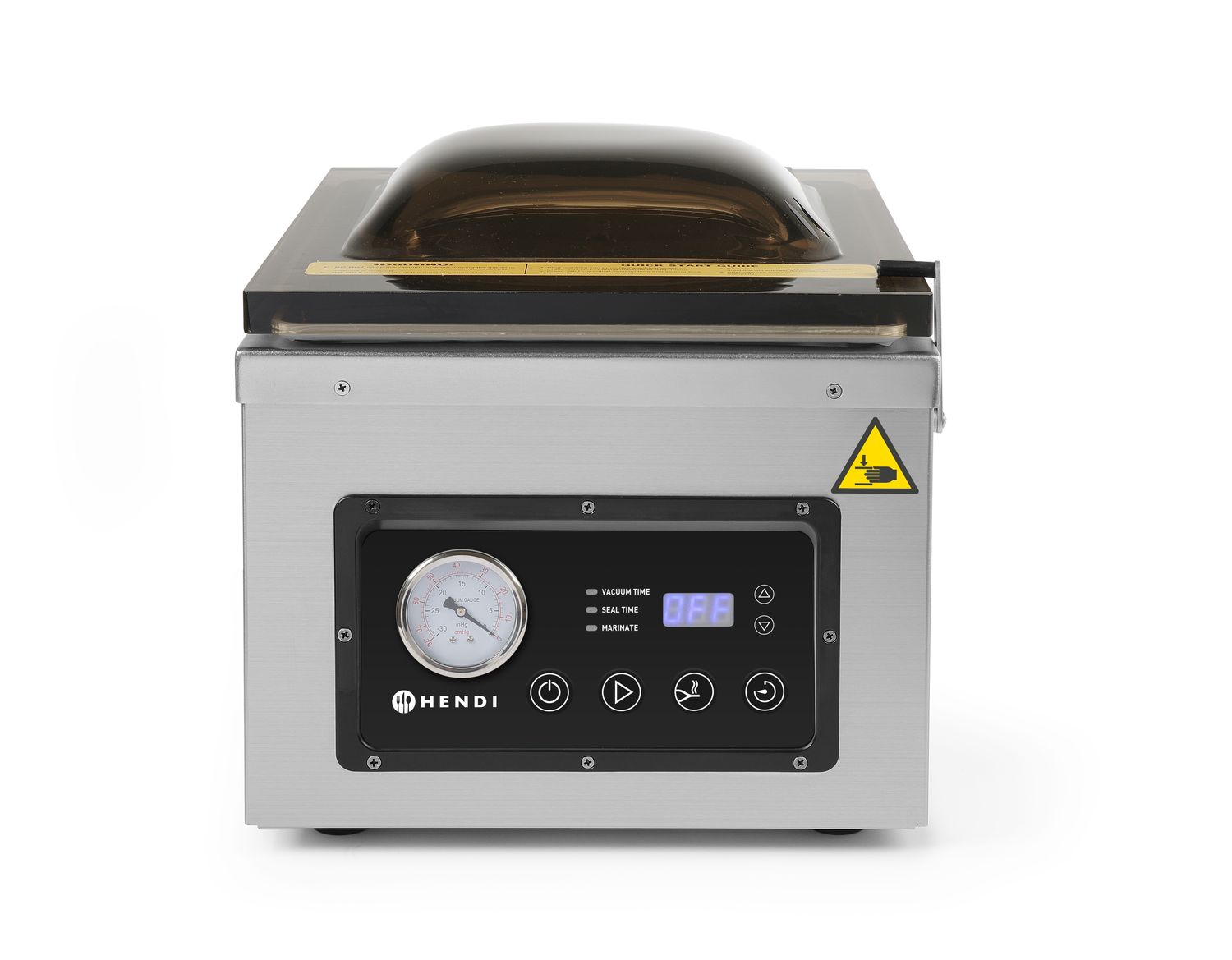 Komorová vakuová balička, HENDI, Profi Line, Svářecí lišta 300 mm, 230V/950W, 367x425x(H)364mm