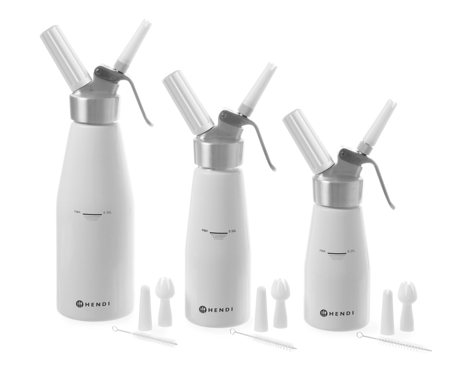 Láhev na šlehačku, HENDI, Kitchen Line, 0,25L, ⌀80x(H)200mm KitchenLine 588031