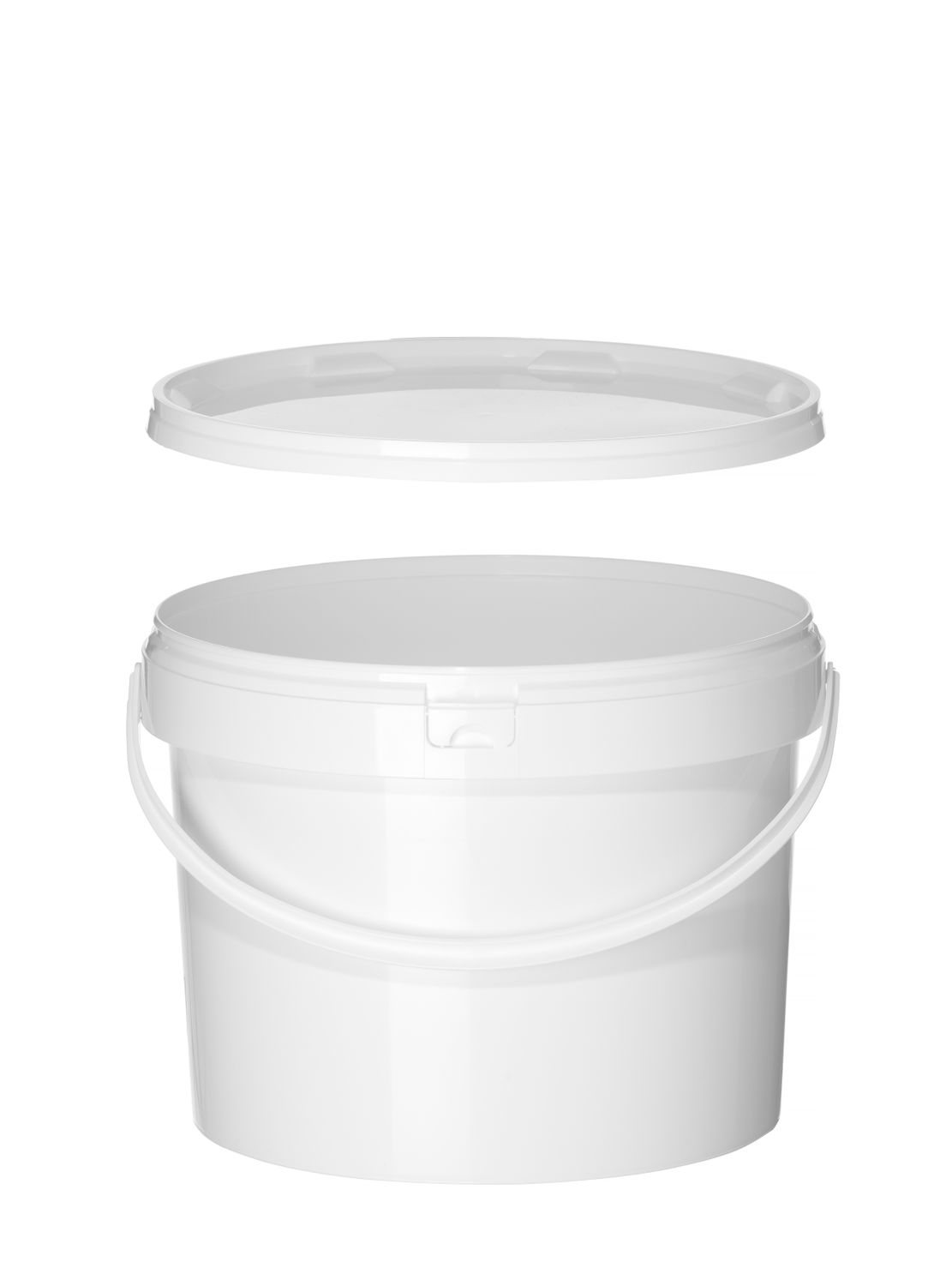 Vědro, HENDI, 11,5L, Bílá, ⌀300x(H)230mm 196007