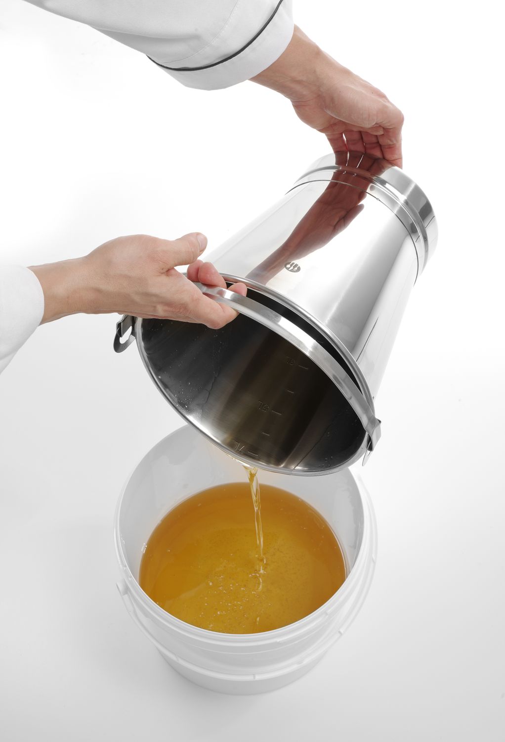 Vědro, HENDI, 11,5L, Bílá, ⌀300x(H)230mm 196007