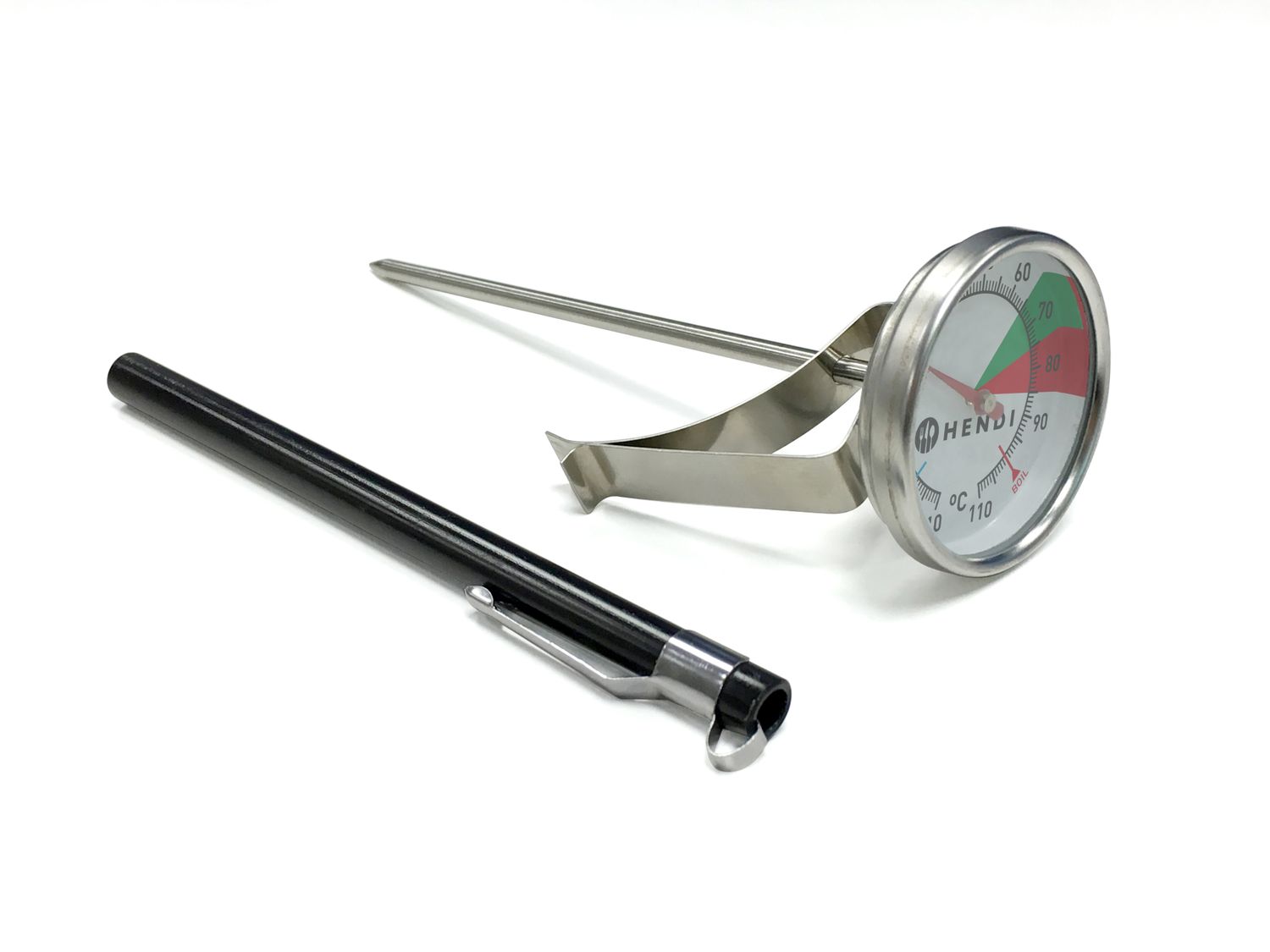 Teploměr na napěnění mléka, HENDI, ⌀44x(H)140mm na mléko 271247