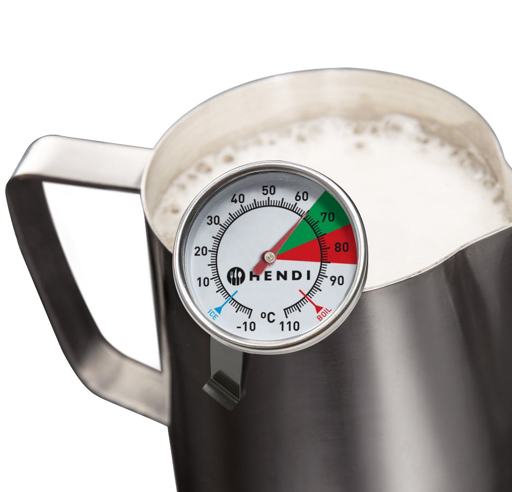 Teploměr na napěnění mléka, HENDI, ⌀44x(H)140mm na mléko 271247