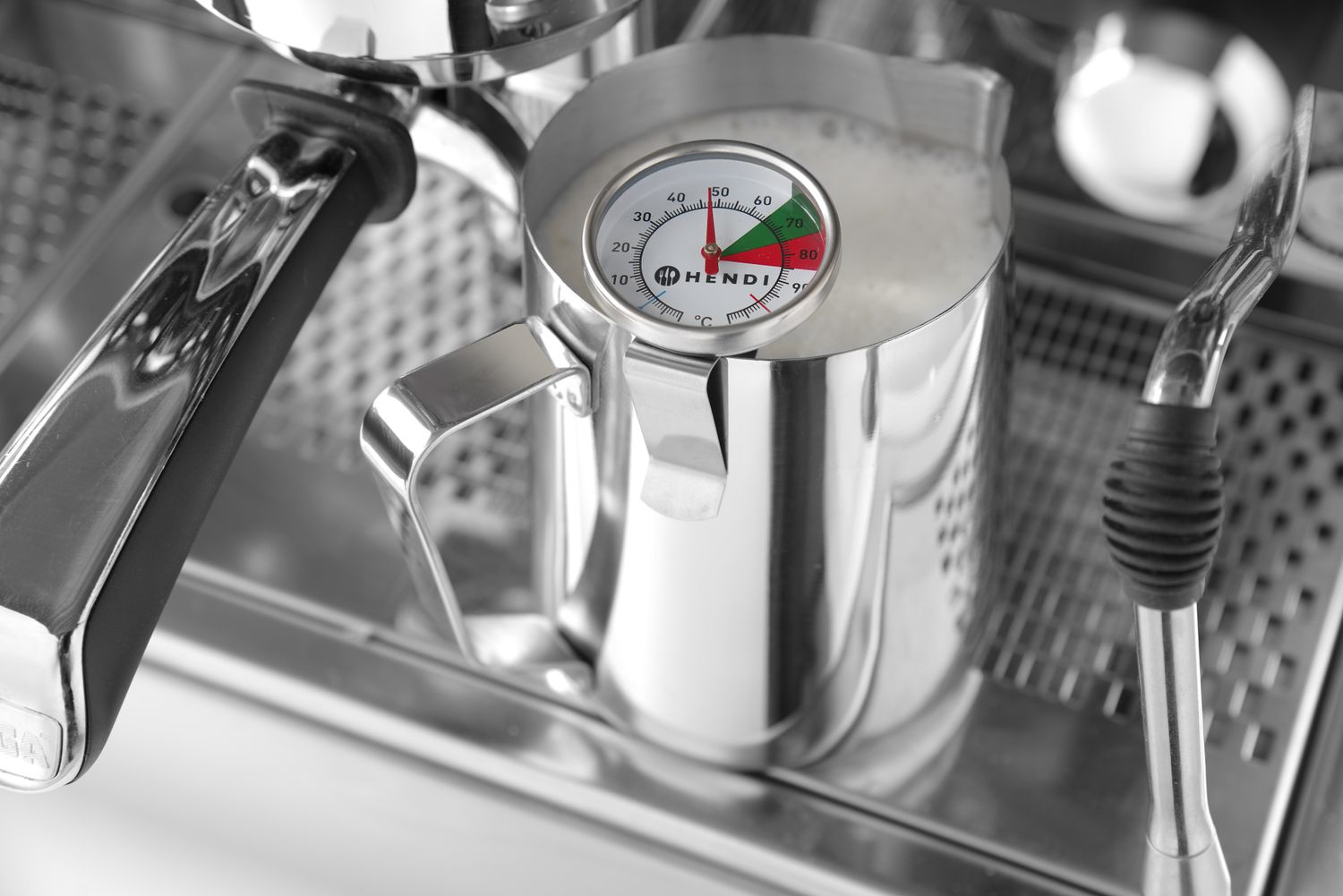 Teploměr na napěnění mléka, HENDI, ⌀44x(H)140mm na mléko 271247
