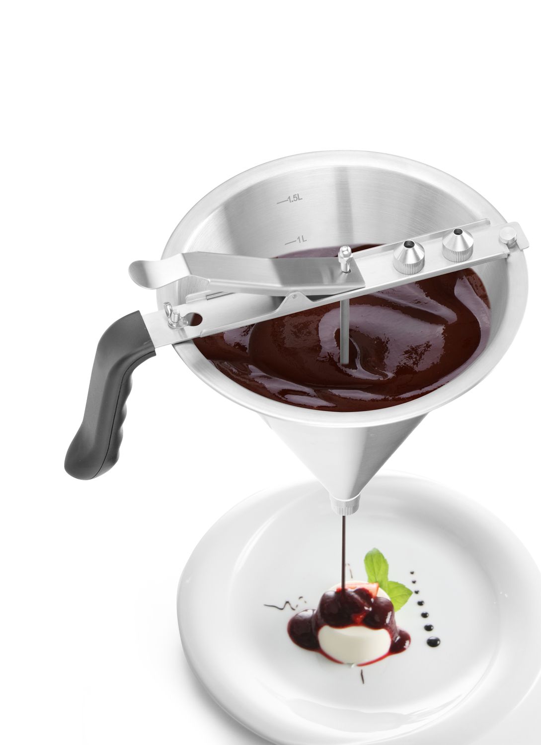 DÁVKOVACÍ TRYCHTÝŘ na omáčky Profi Line, HENDI, Profi Line, 1,5L, ⌀212x(H)315mm ProfiLine 551806