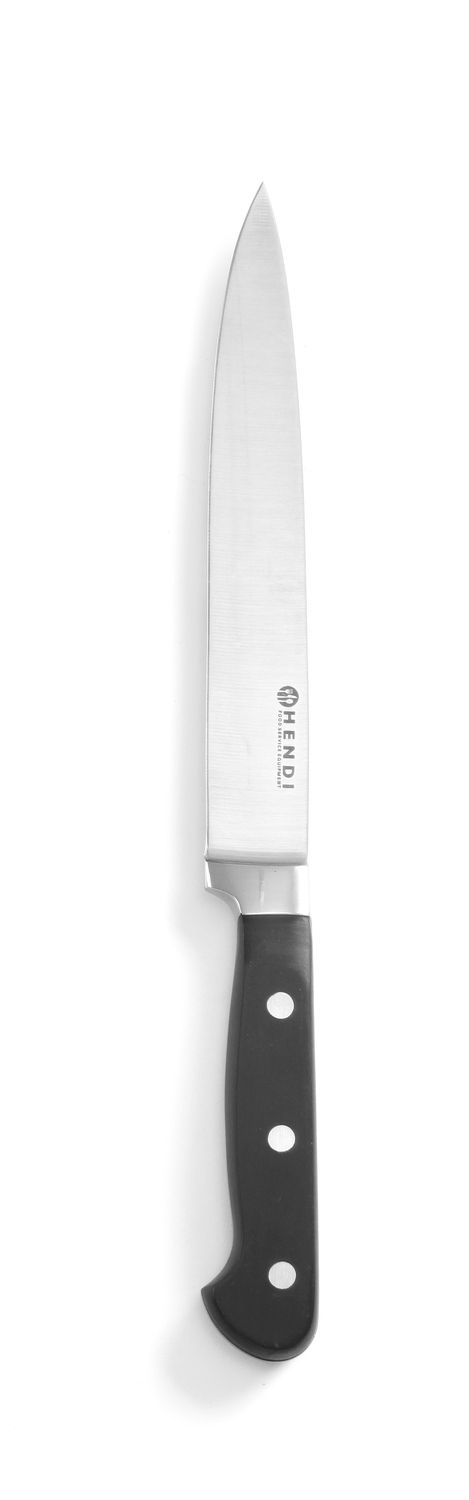 Nože Kitchen Line, HENDI, Kitchen Line, Černá, (L)330mm tranšírovací, Kód: 781340