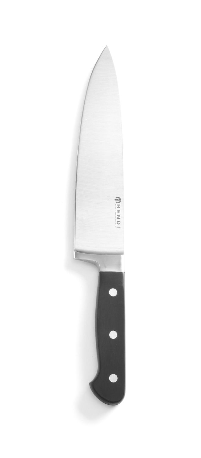 Kuchařský nůž, HENDI, Kitchen Line, Černá, (L)340mm kuchařský, Kód: 781319