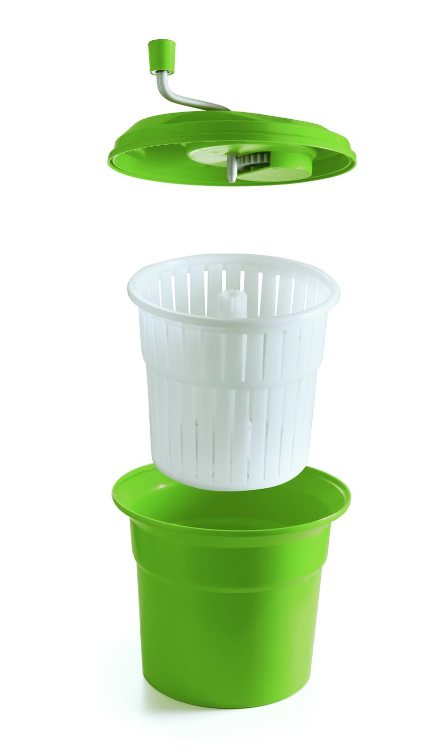 Odstředivka na salát, HENDI, 12L, Zelená, ⌀335x(H)430mm Kód: 222553