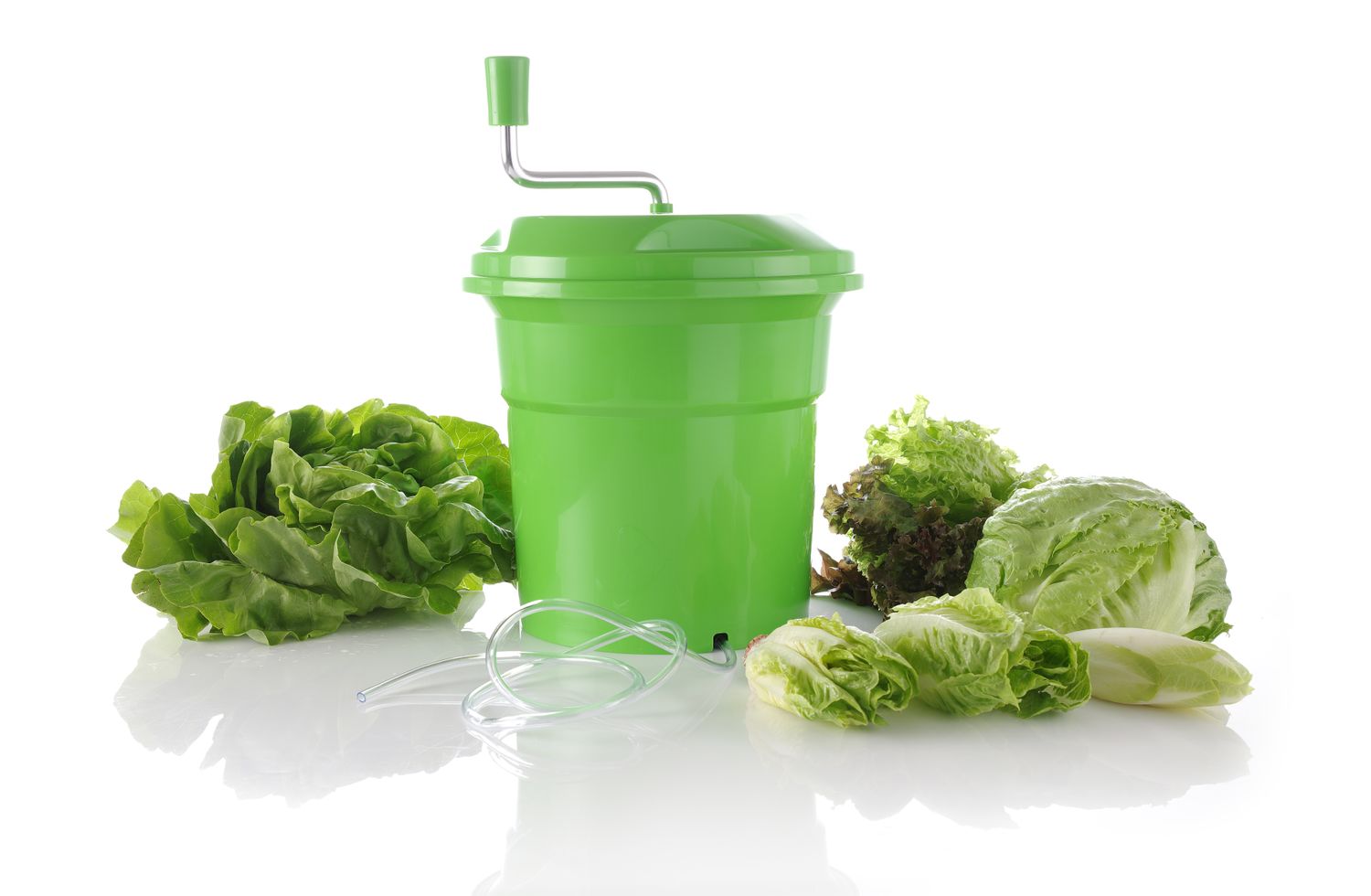 Odstředivka na salát, HENDI, 12L, Zelená, ⌀335x(H)430mm Kód: 222553