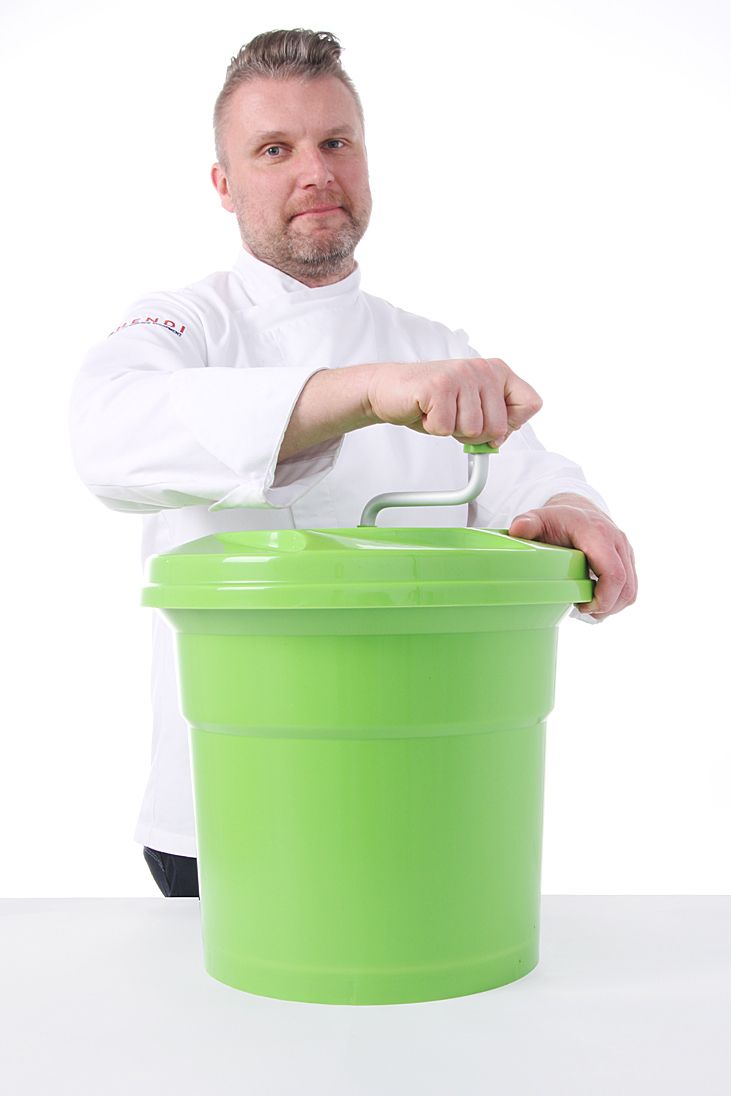Odstředivka na salát, HENDI, 25L, ⌀430x(H)530mm Kód: 222560