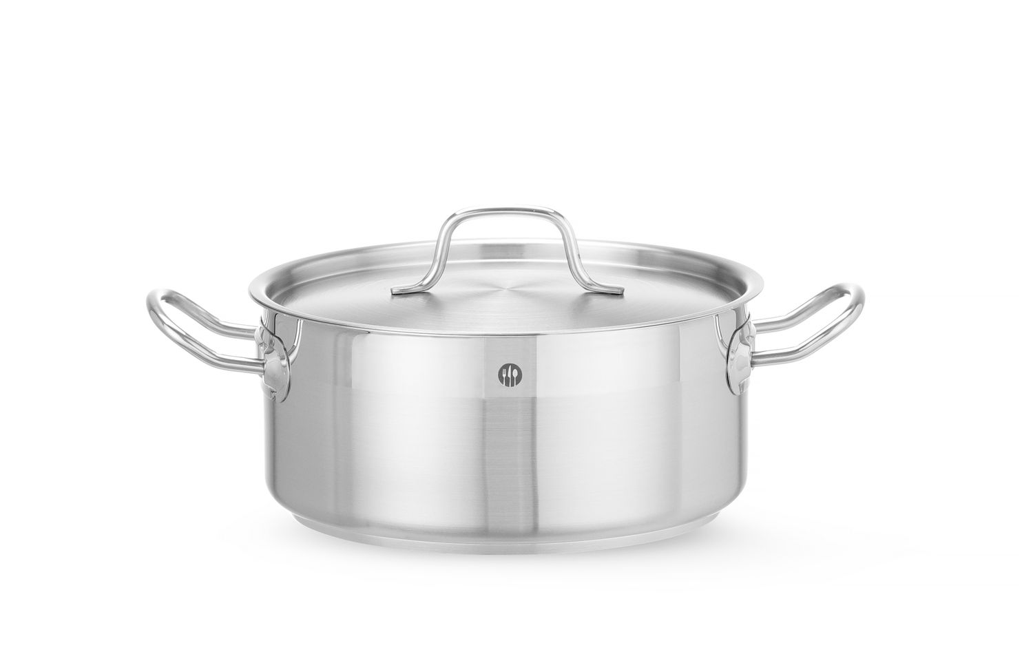 Nízký hrnec – s poklicí, HENDI, Profi Line, 4,8L, ⌀240x(H)105mm ProfiLine 830406