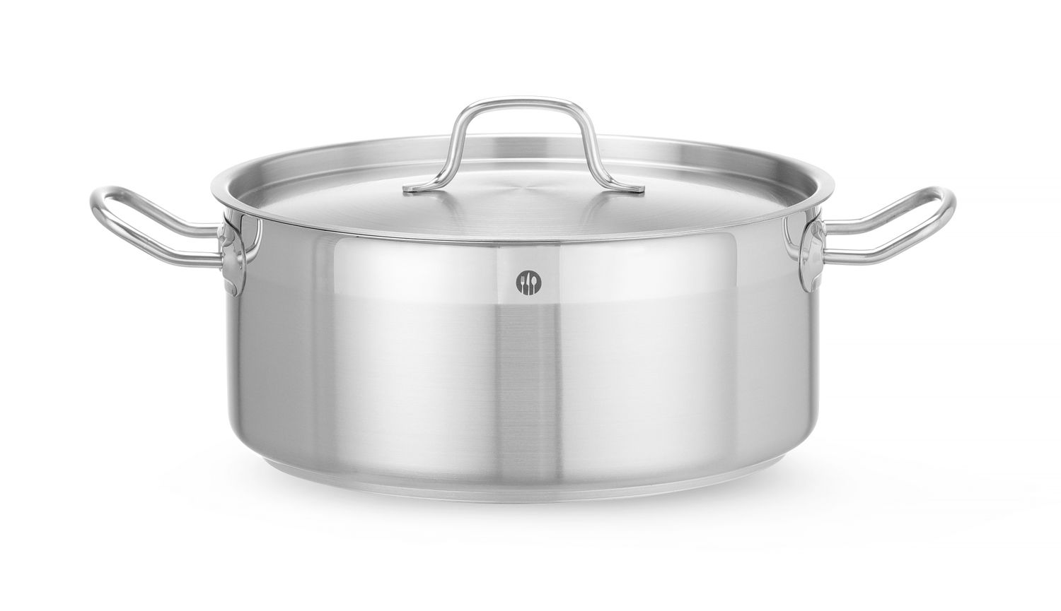 Nízký hrnec – s poklicí, HENDI, Profi Line, 7,5L, ⌀280x(H)120mm ProfiLine 830505