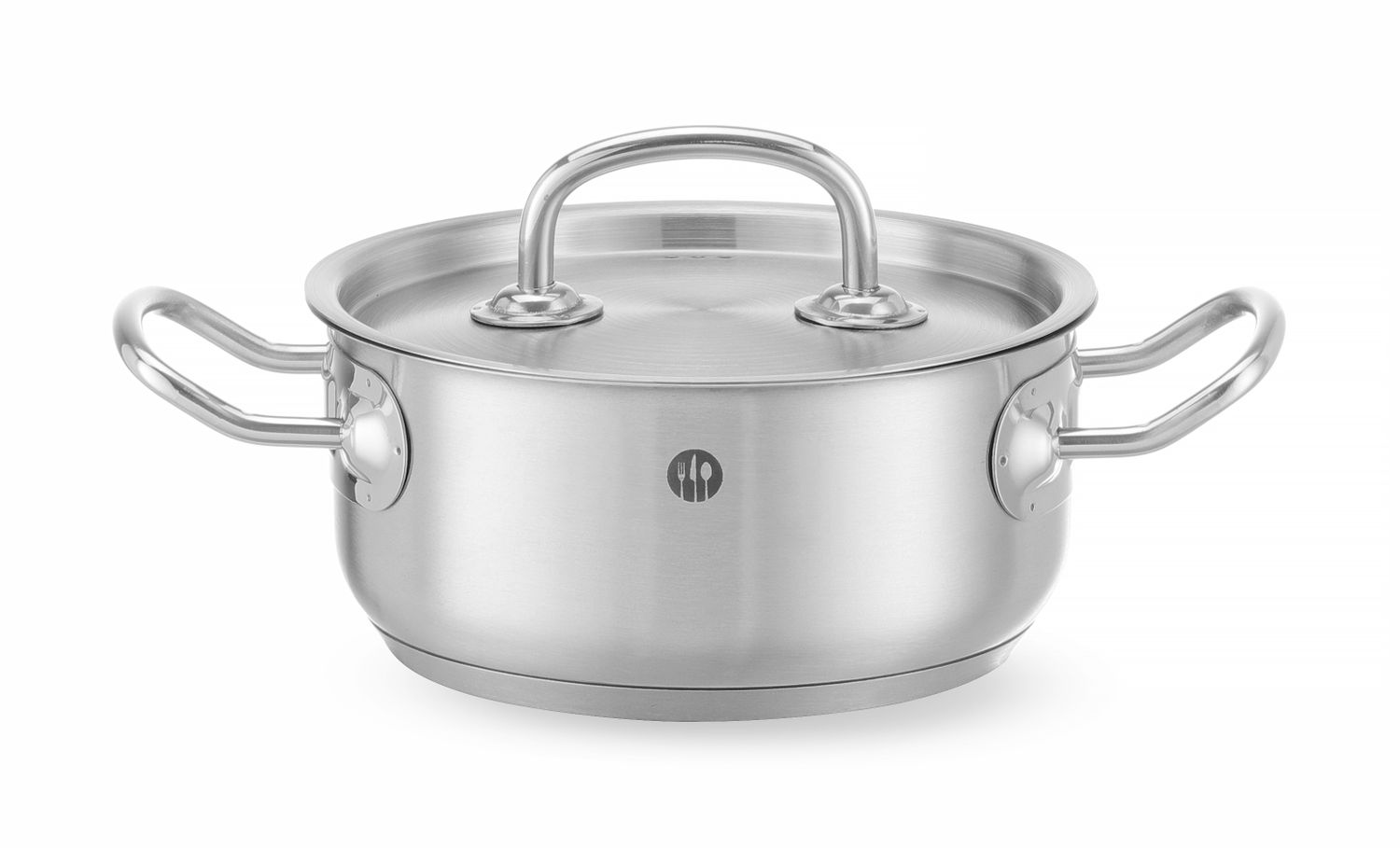 Varný hrnec nízký – s víkem, HENDI, Kitchen Line, 1,4L, ⌀160x(H)75mm KitchenLine 836002