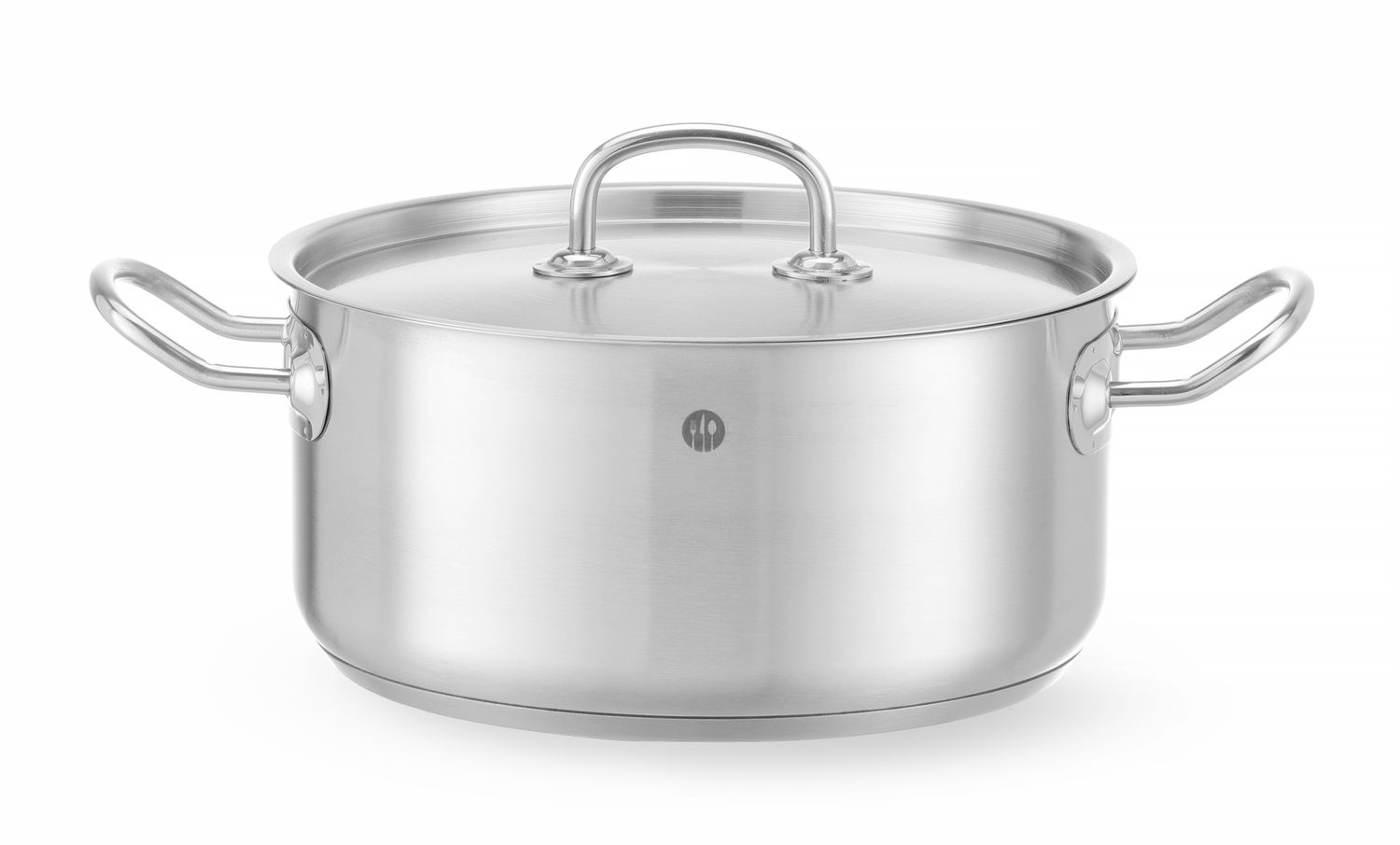 Varný hrnec nízký – s víkem, HENDI, Kitchen Line, 4,9L, ⌀240x(H)110mm KitchenLine 836026