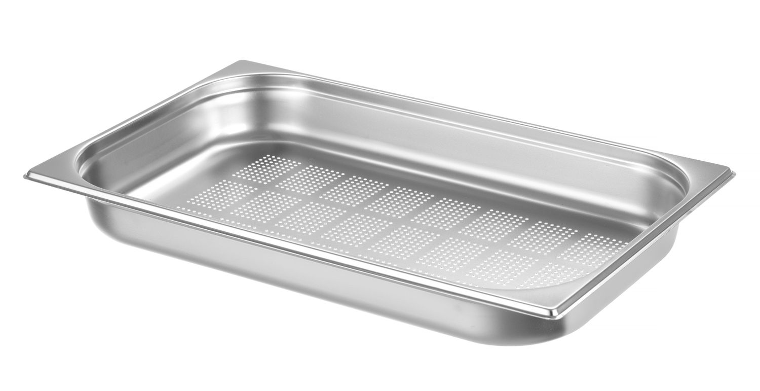 Nádoba GN 1/1 perforovaná, HENDI, Kitchen Line, GN 1/1, 9L, (H)65mm kód 807125, KitchenLine