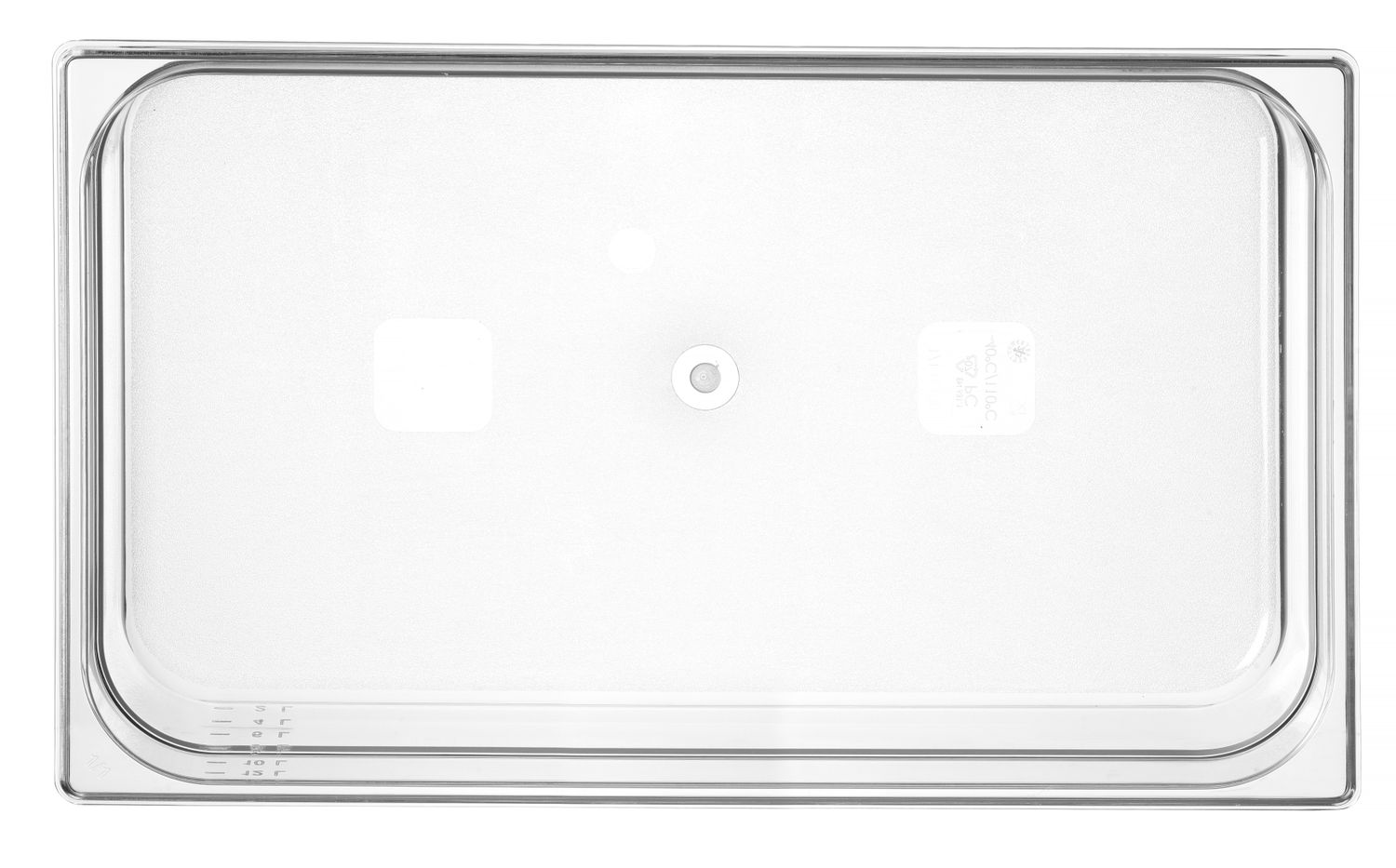 Nádoba GN 1/1, HENDI, Profi Line, GN 1/1, 14L, Průhledná, 530x325x(H)100mm Kód: 861226