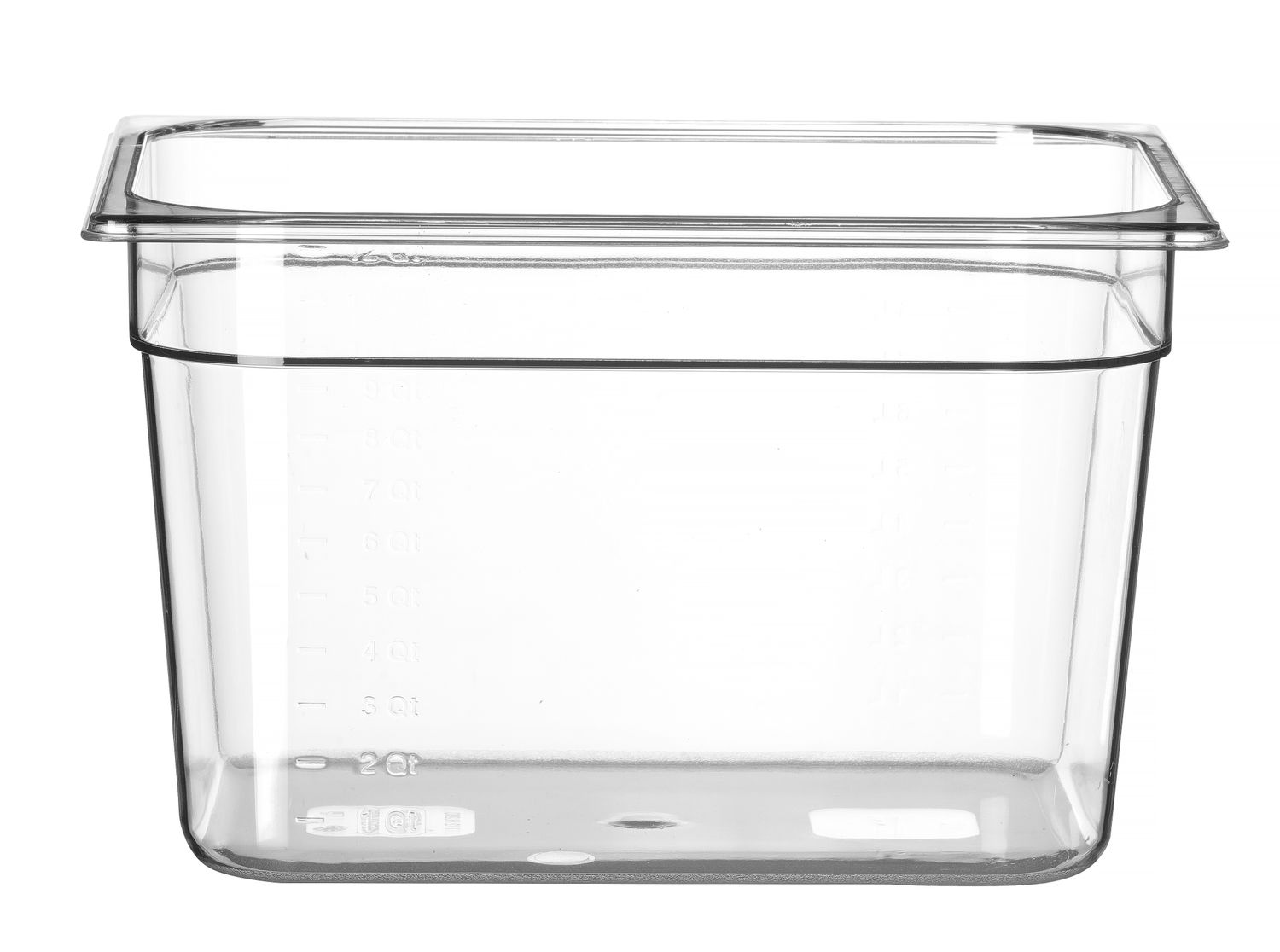Nádoba GN 1/2, HENDI, Profi Line, GN 1/2, 12,5L, Průhledná, 325x265x(H)200mm Kód: 861400