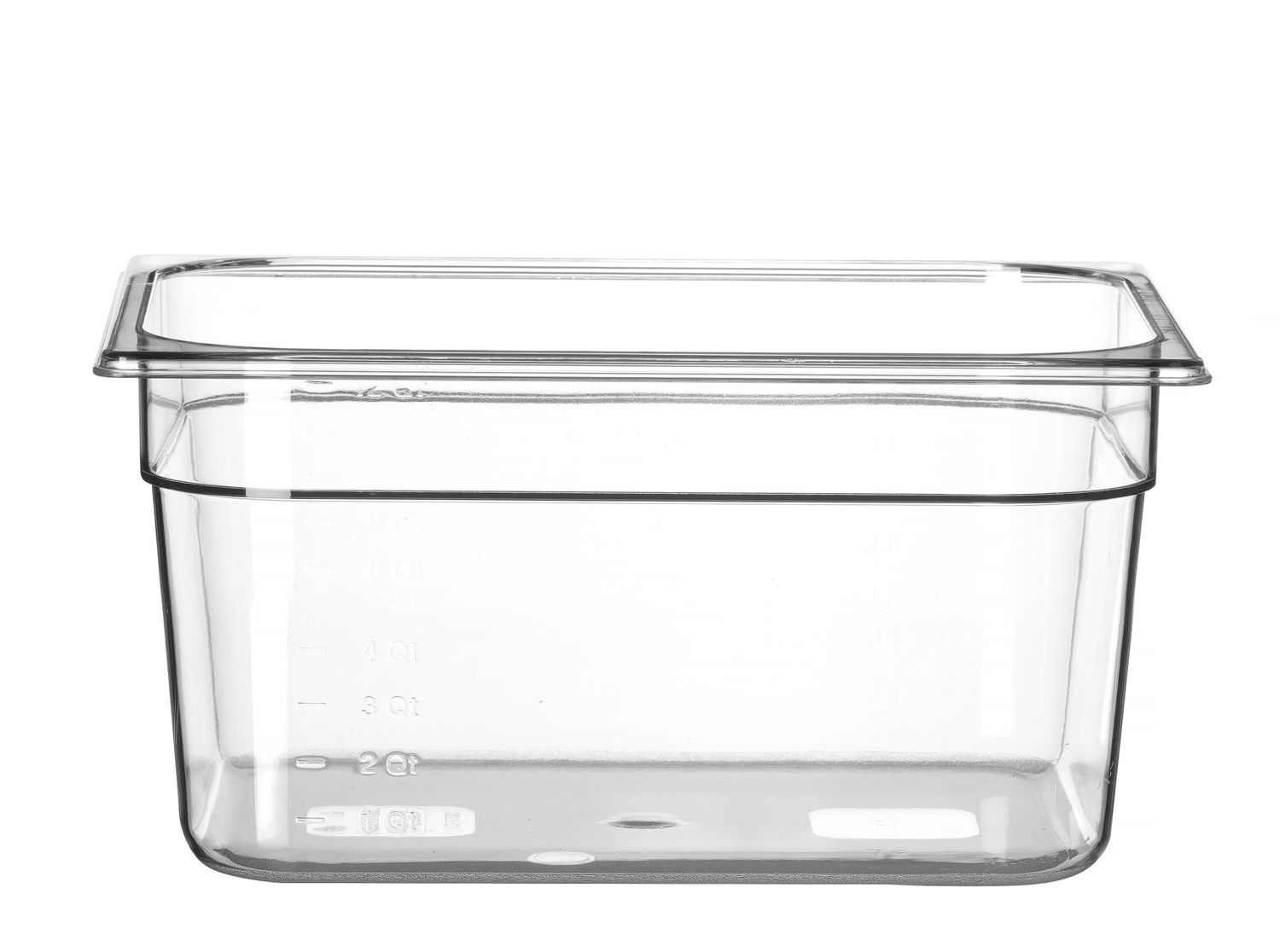 Nádoba GN 1/2, HENDI, Profi Line, GN 1/2, 9,5L, Průhledná, 325x265x(H)150mm Kód: 861417