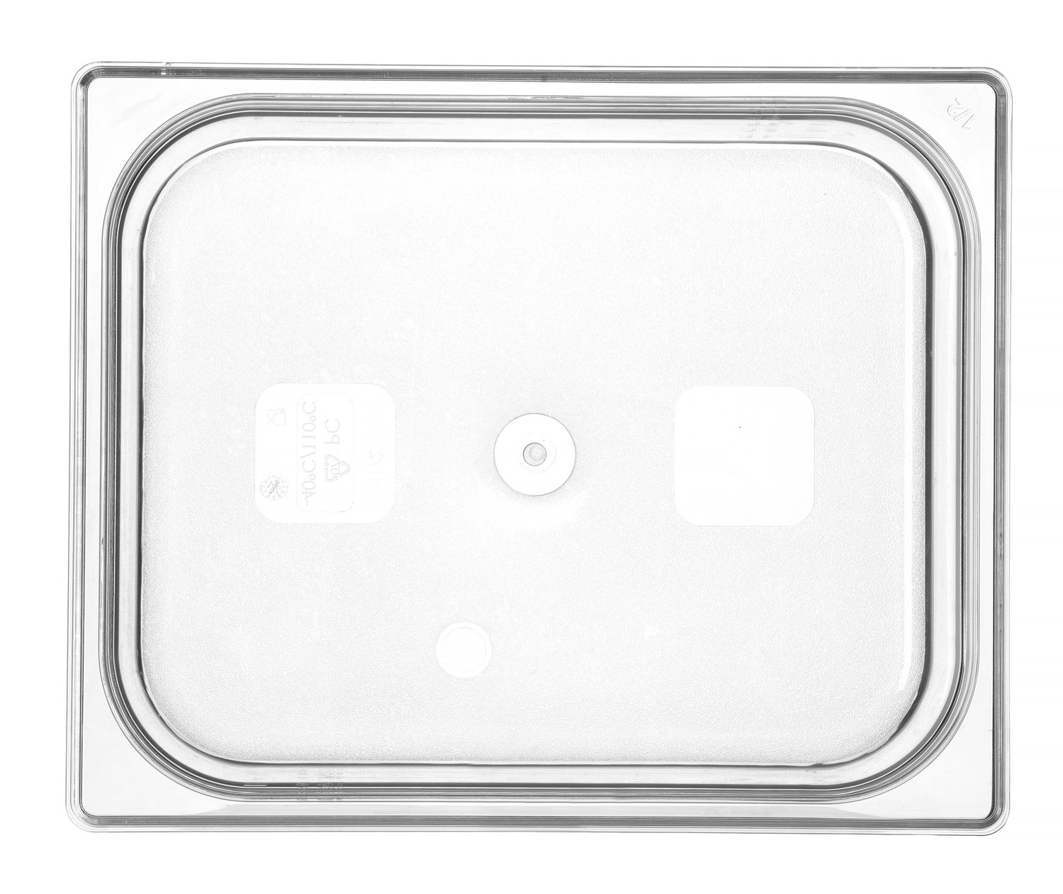 Nádoba GN 1/2, HENDI, Profi Line, GN 1/2, 6,5L, Průhledná, 325x265x(H)100mm Kód: 861424