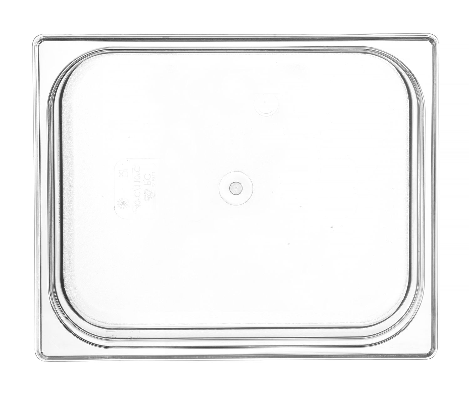 Nádoba GN 1/2, HENDI, Profi Line, GN 1/2, 4L, Průhledná, 325x265x(H)65mm Kód: 861431