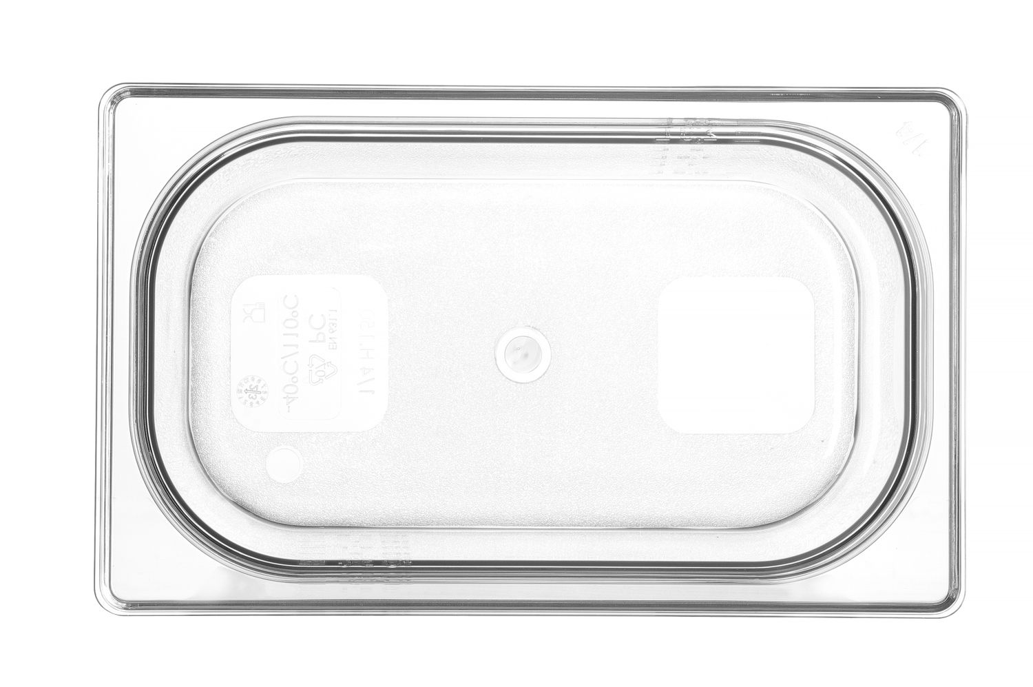 Nádoba GN 1/4, HENDI, Profi Line, GN 1/4, 4L, Průhledná, 265x162x(H)150mm Kód: 861615