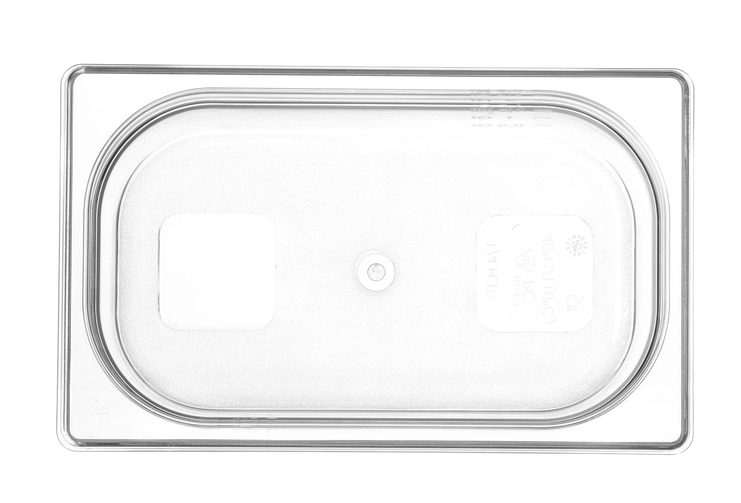 Nádoba GN 1/4, HENDI, Profi Line, GN 1/4, 2,8L, Průhledná, 265x162x(H)100mm Kód: 861622