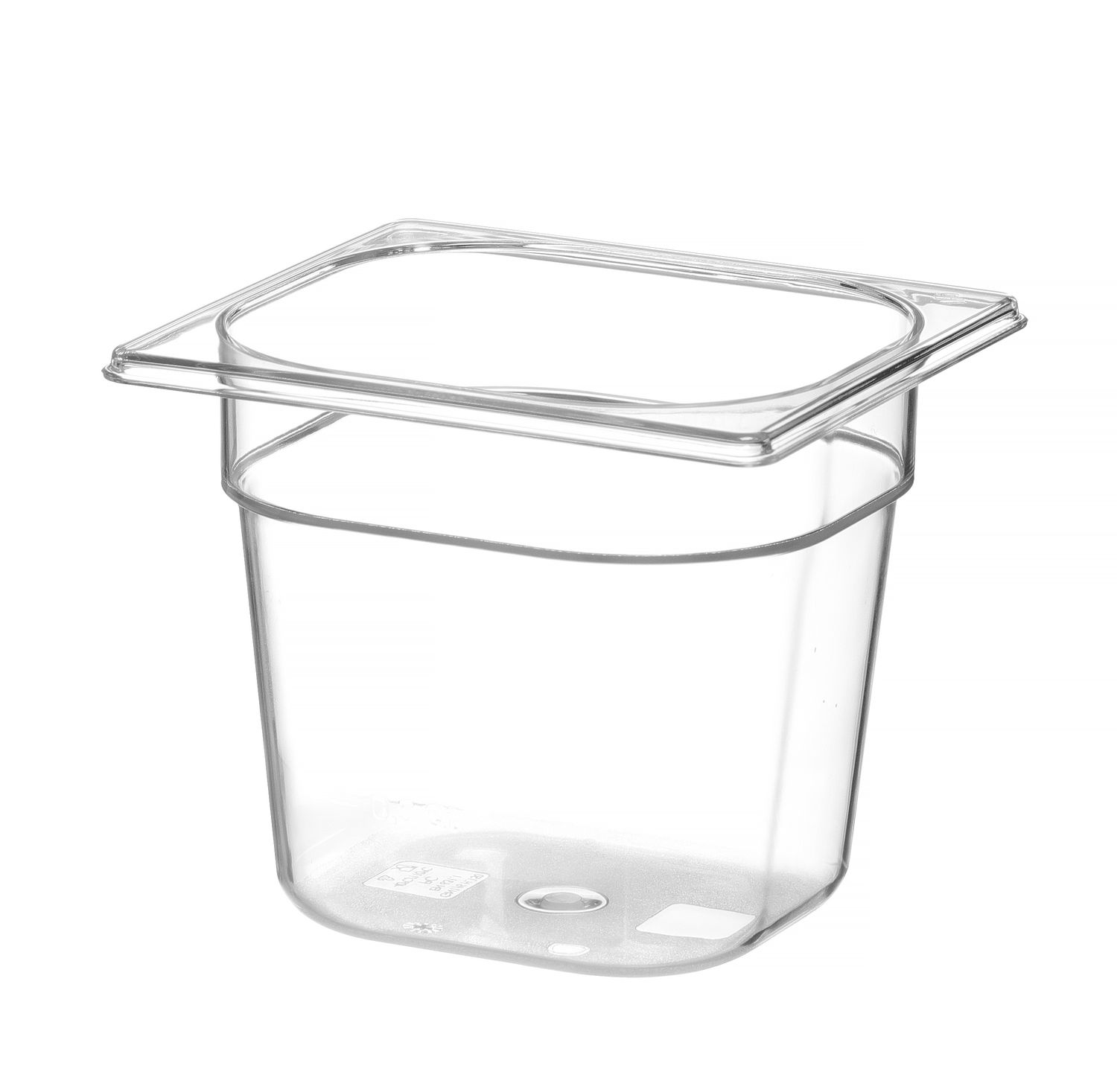 Nádoba GN 1/6, HENDI, Profi Line, GN 1/6, 2,4L, Průhledná, 176x162x(H)150mm Kód: 861714
