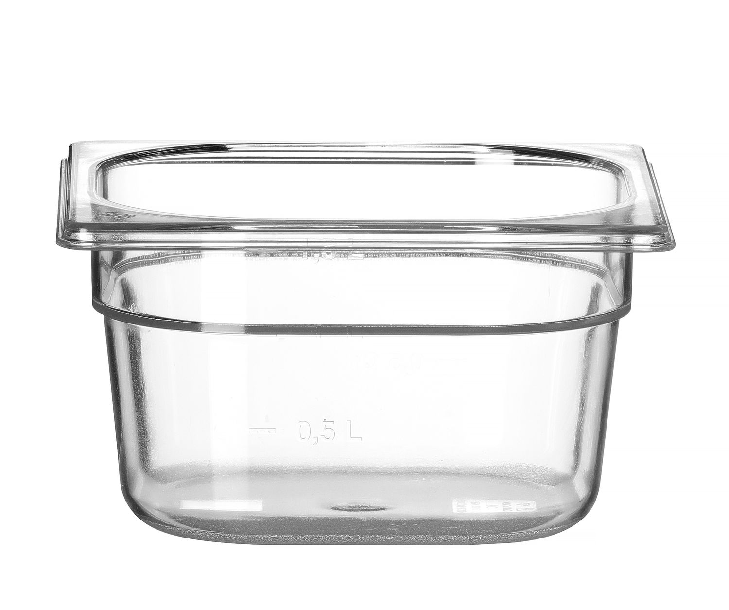 Nádoba GN 1/6, HENDI, Profi Line, GN 1/6, 1,6L, Průhledná, 176x162x(H)100mm Kód: 861721