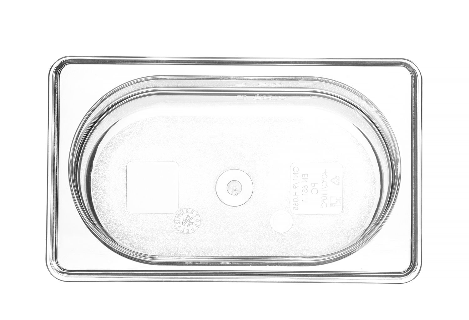 Nádoba GN 1/9, HENDI, Profi Line, GN 1/9, 0,6L, Průhledná, 176x108x(H)65mm Kód: 861837