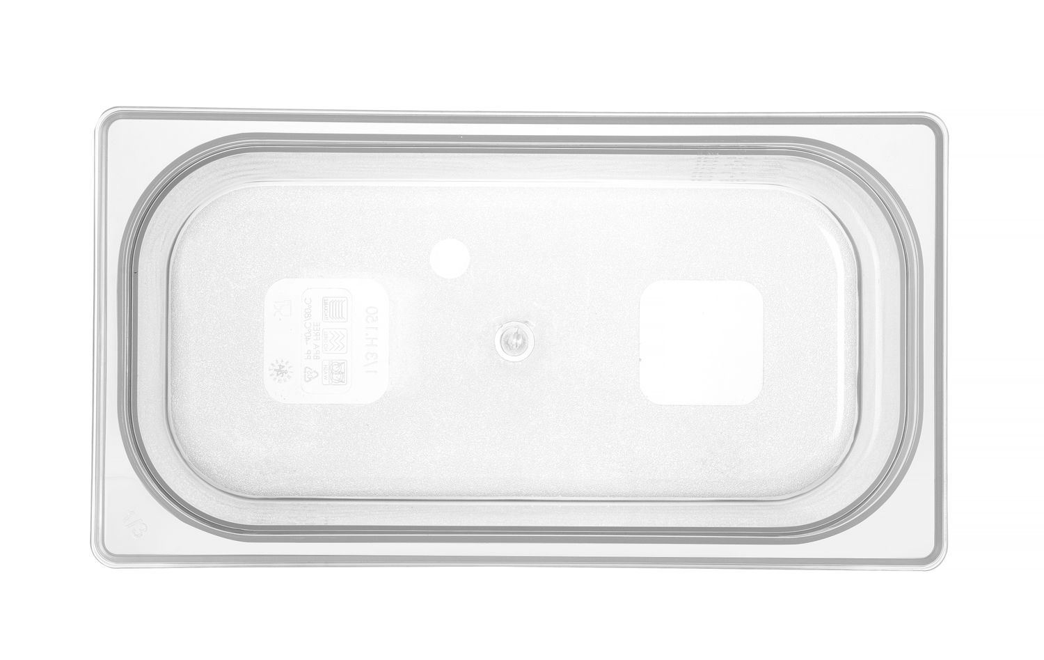 Nádoba GN 1/3, HENDI, GN 1/3, 5,7L, Průhledná, 325x176x(H)150mm Kód: 880265