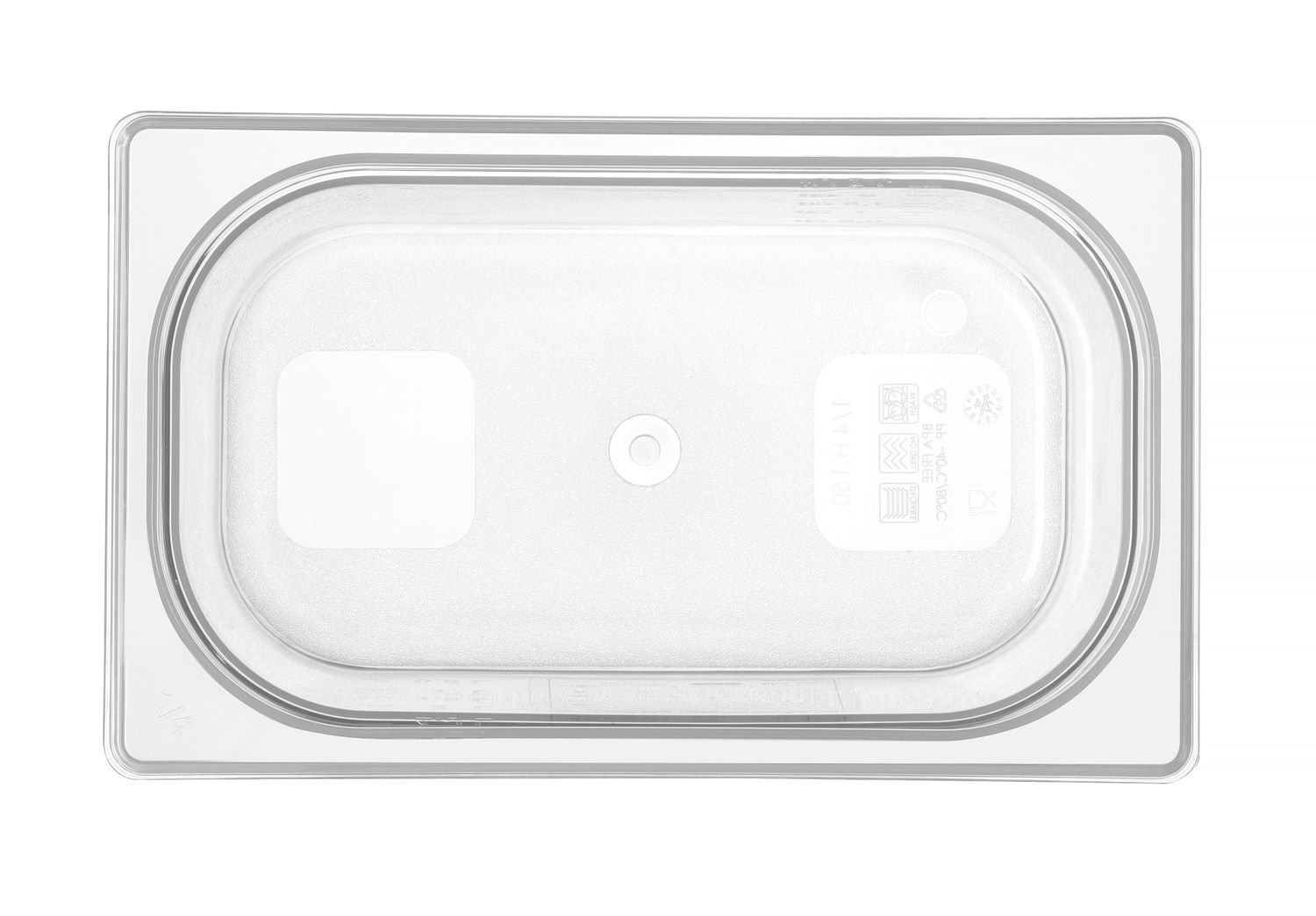 Nádoba GN 1/4, HENDI, GN 1/4, 2,8L, Průhledná, 265x162x(H)100mm Kód: 880371