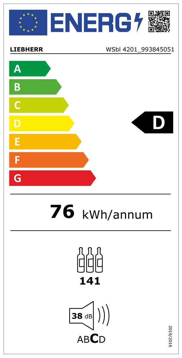 Lednice na víno - vinotéka Liebherr WSbl 4201-20