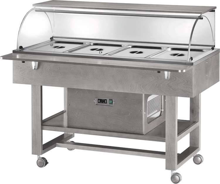 Chlazený gastrobufet ELR2826CE -ash gray